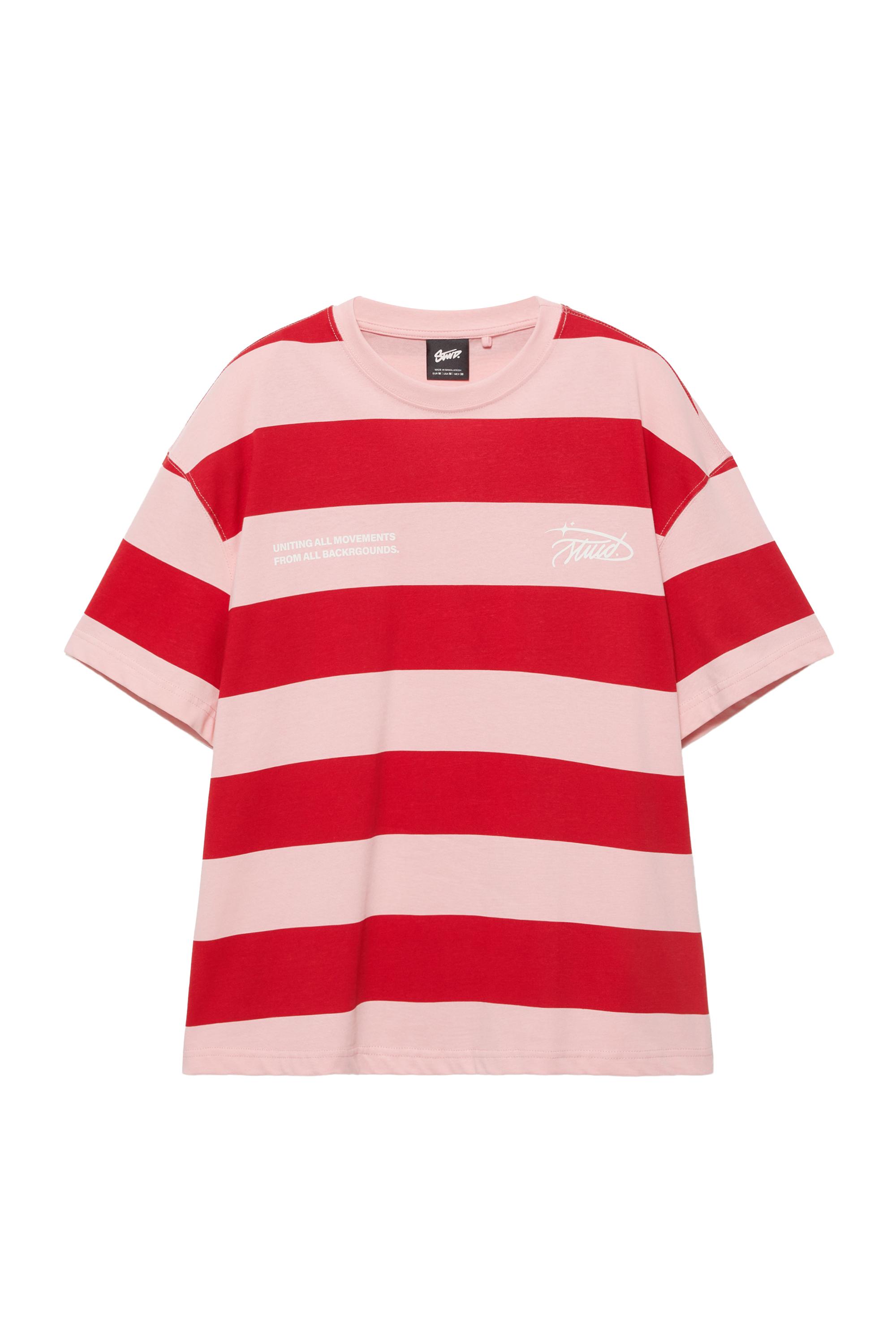 Kısa kollu çizgili tişört