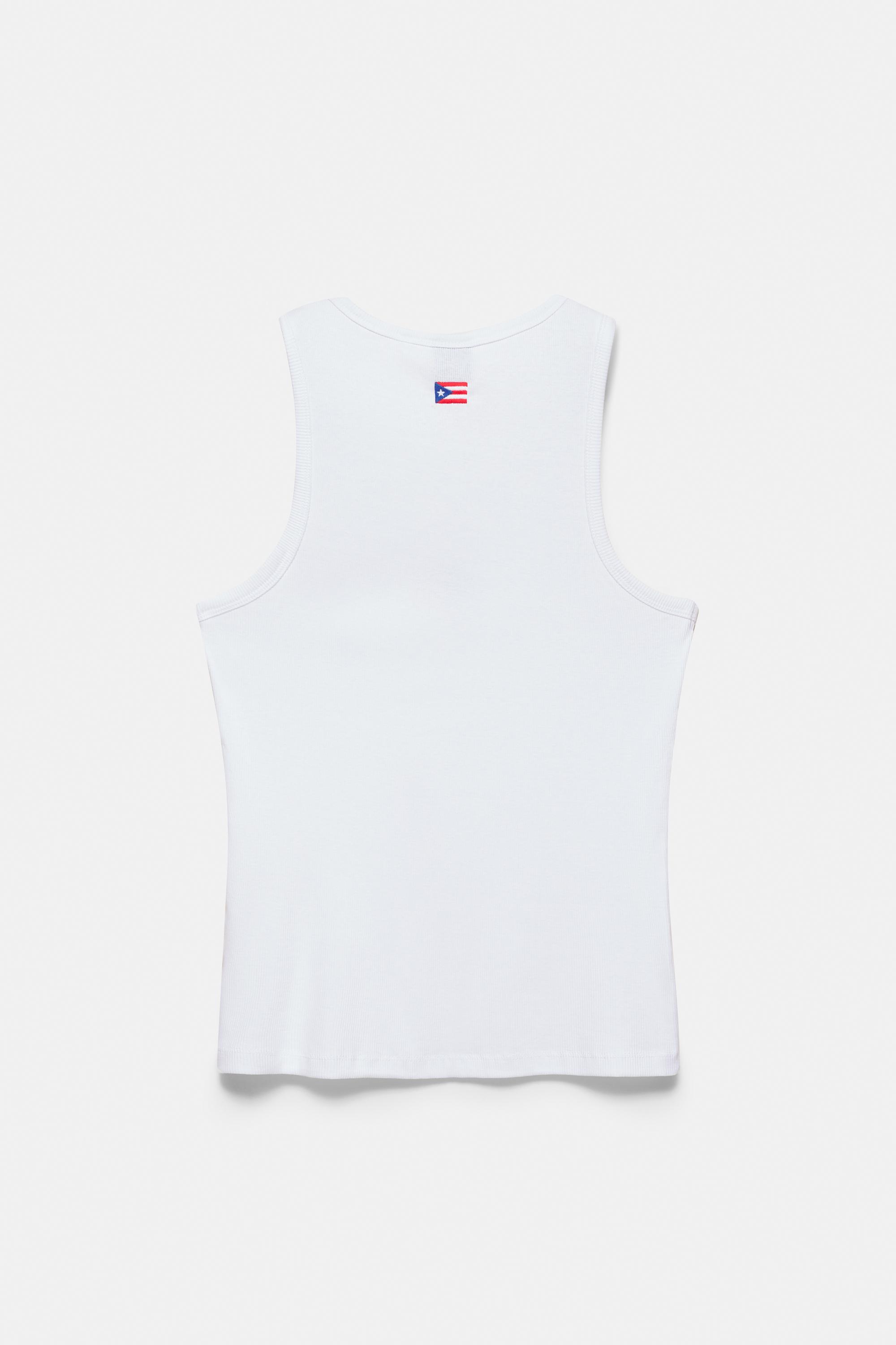 Puerto Rico tank top — White
