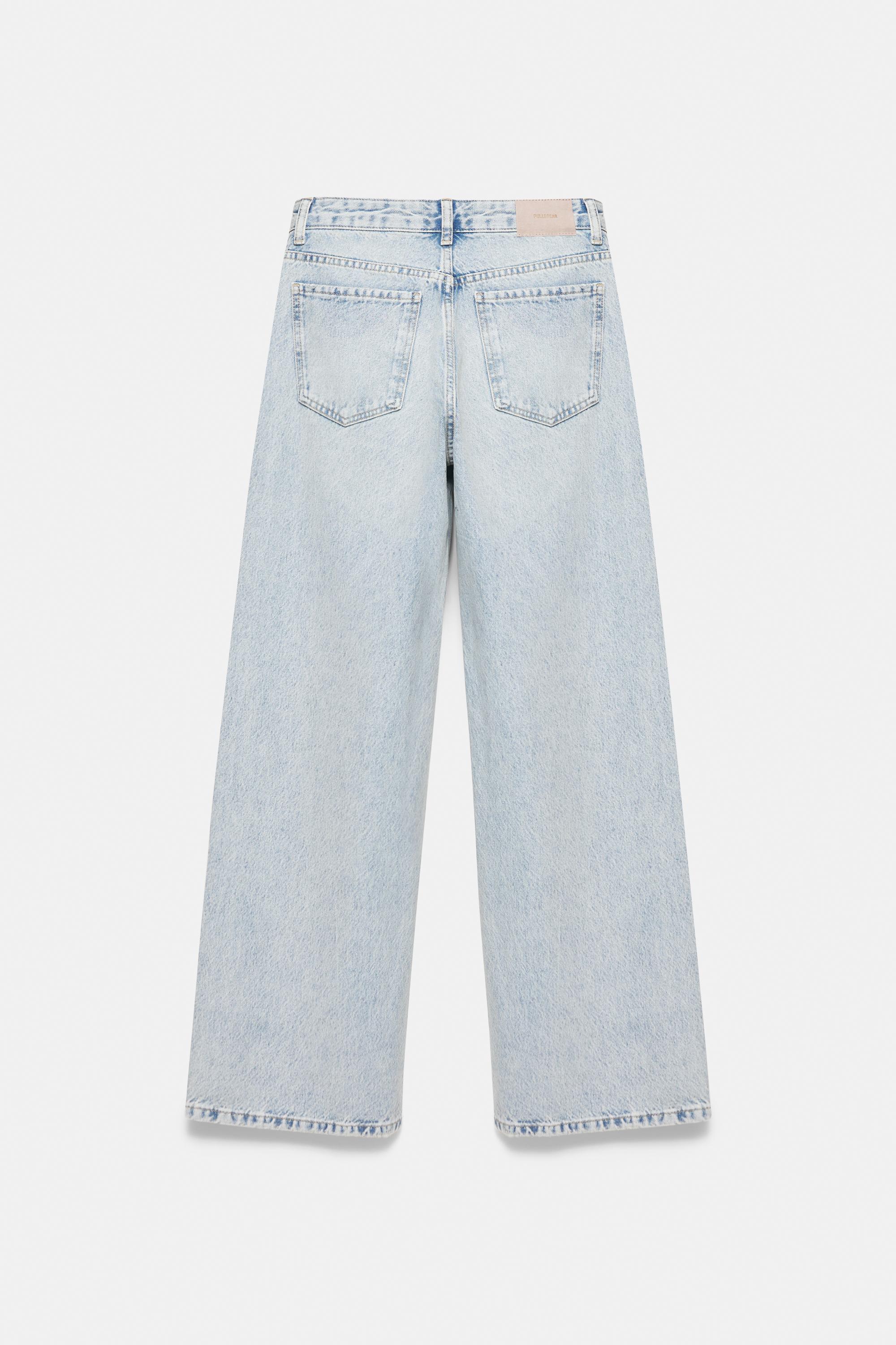 Studded baggy jeans — Pale blue