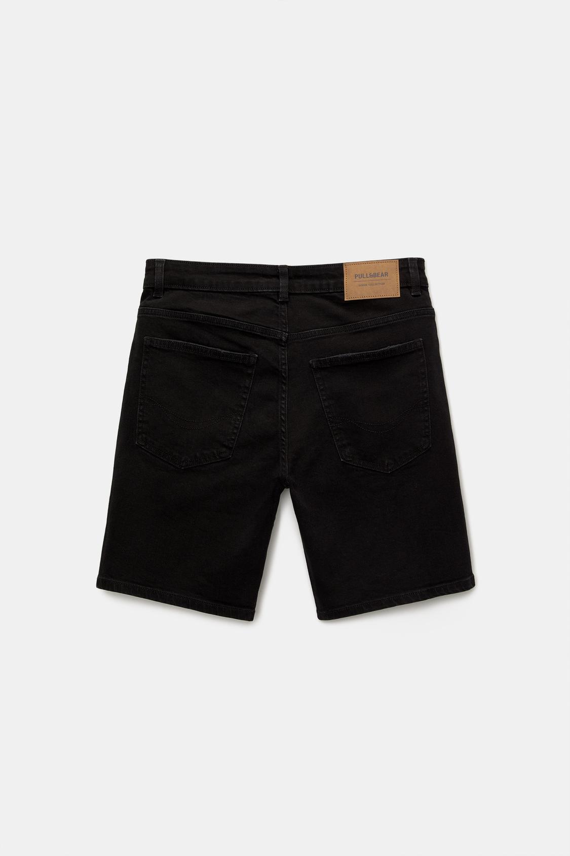 Pull&bear Black High Waisted Shorts Denim PULL&BEAR HIGH WAIST