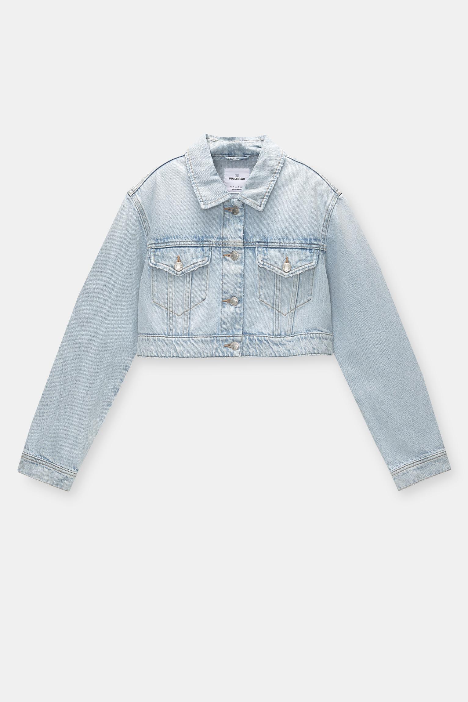 Denim Blousons et vestes Nouvelle collection Femme pull bear Belgium