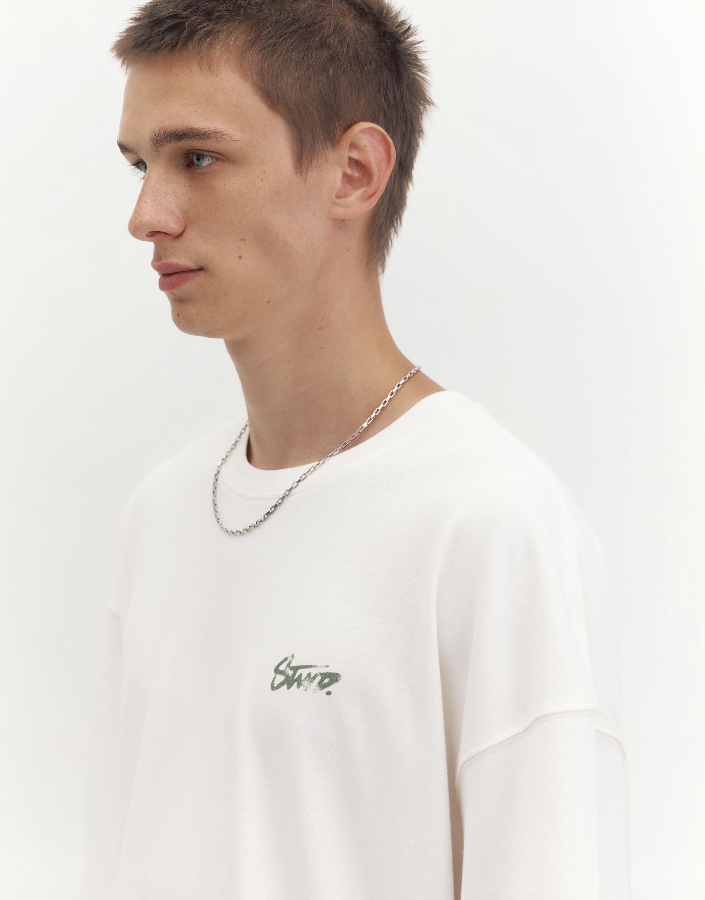 Oversize STWD T-shirt — Off white