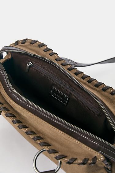Contrast shoulder bag — Camel 5