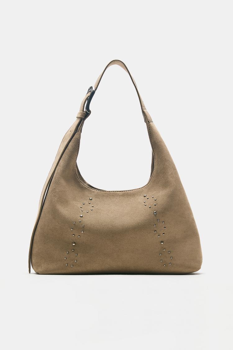 Studded tote bag — Leather