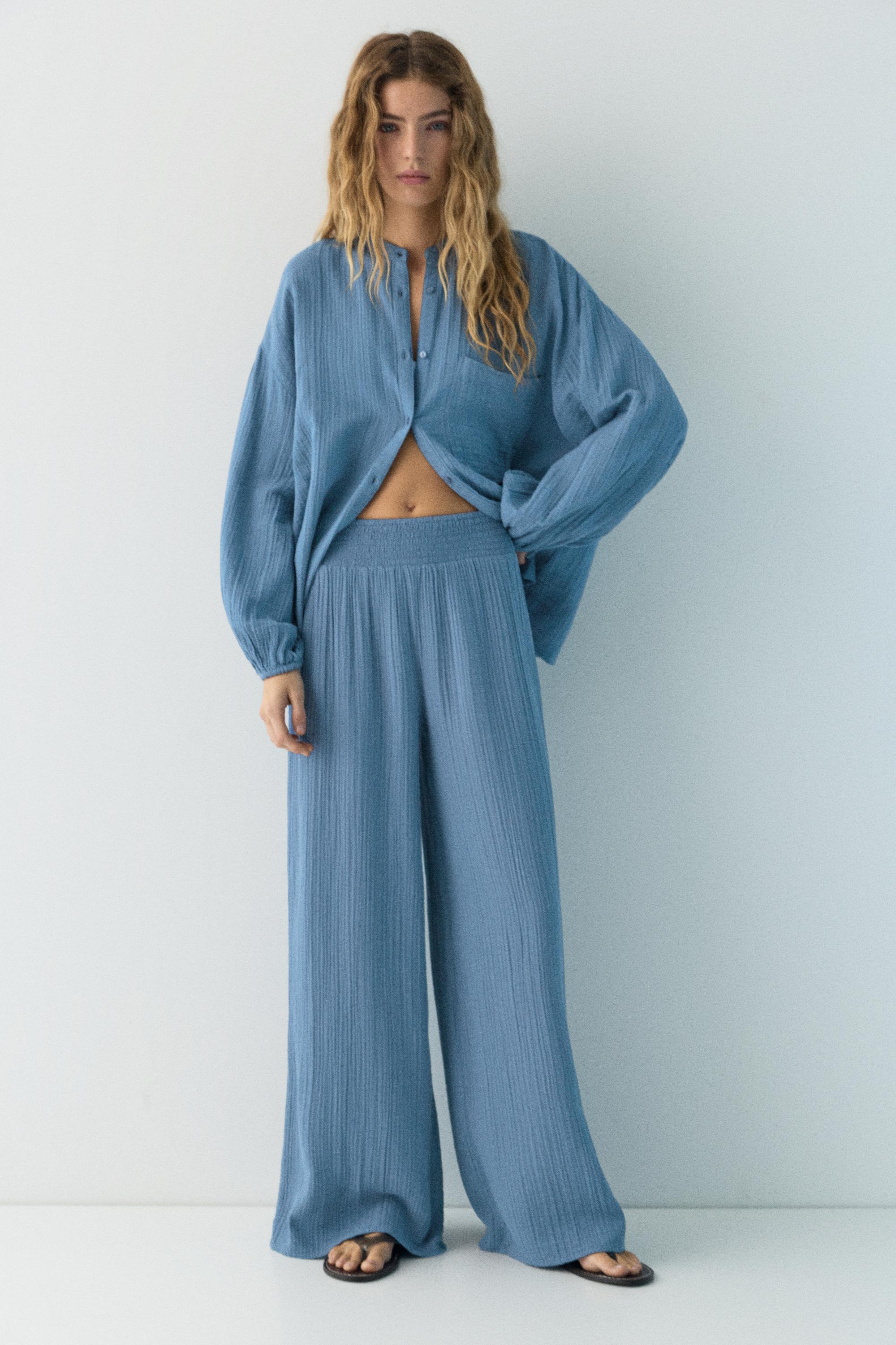 Gazeli görünümlü salaş pantolon - Görsel 13