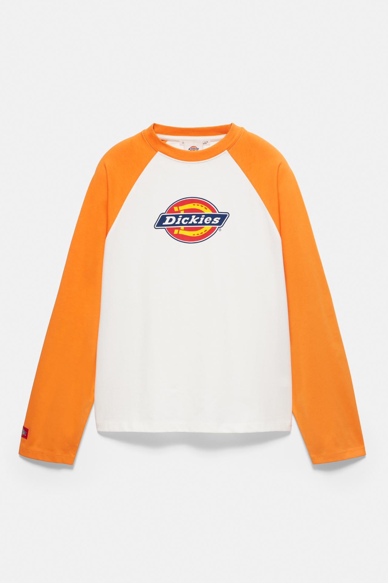 Dickies raglan sleeve T-shirt — Orange