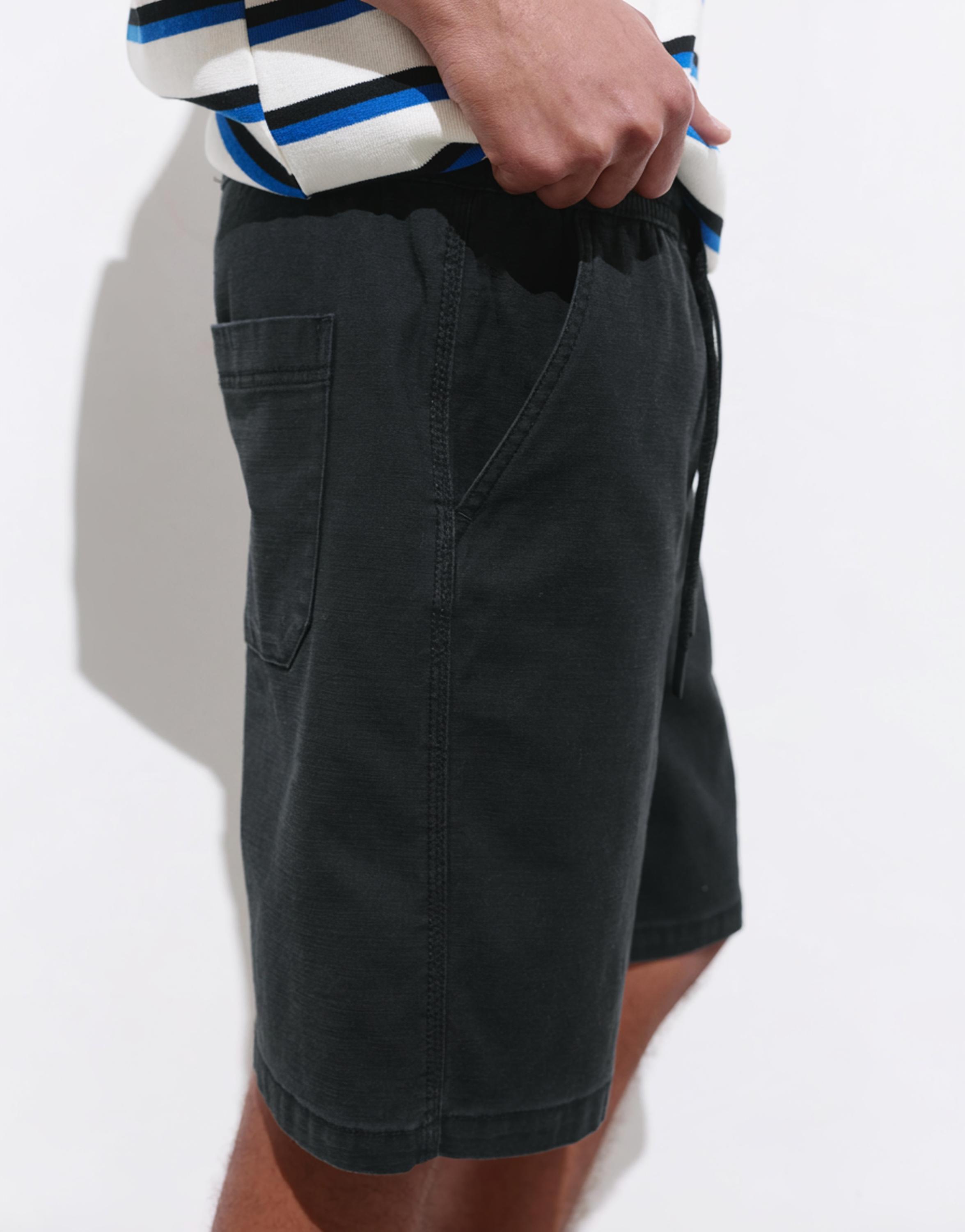 Bermuda sweat shorts — Black