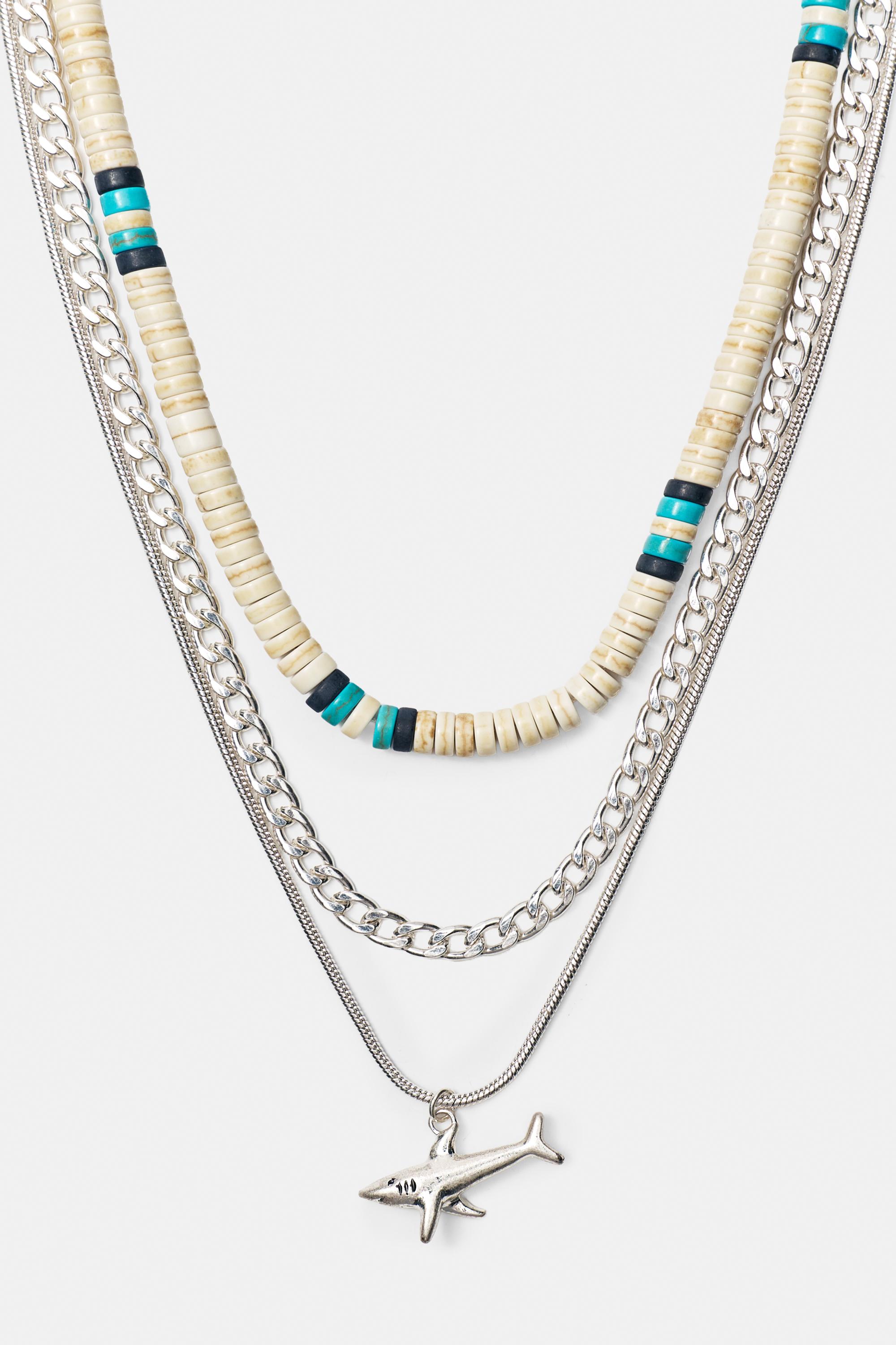 3-pack of shark necklaces — Others