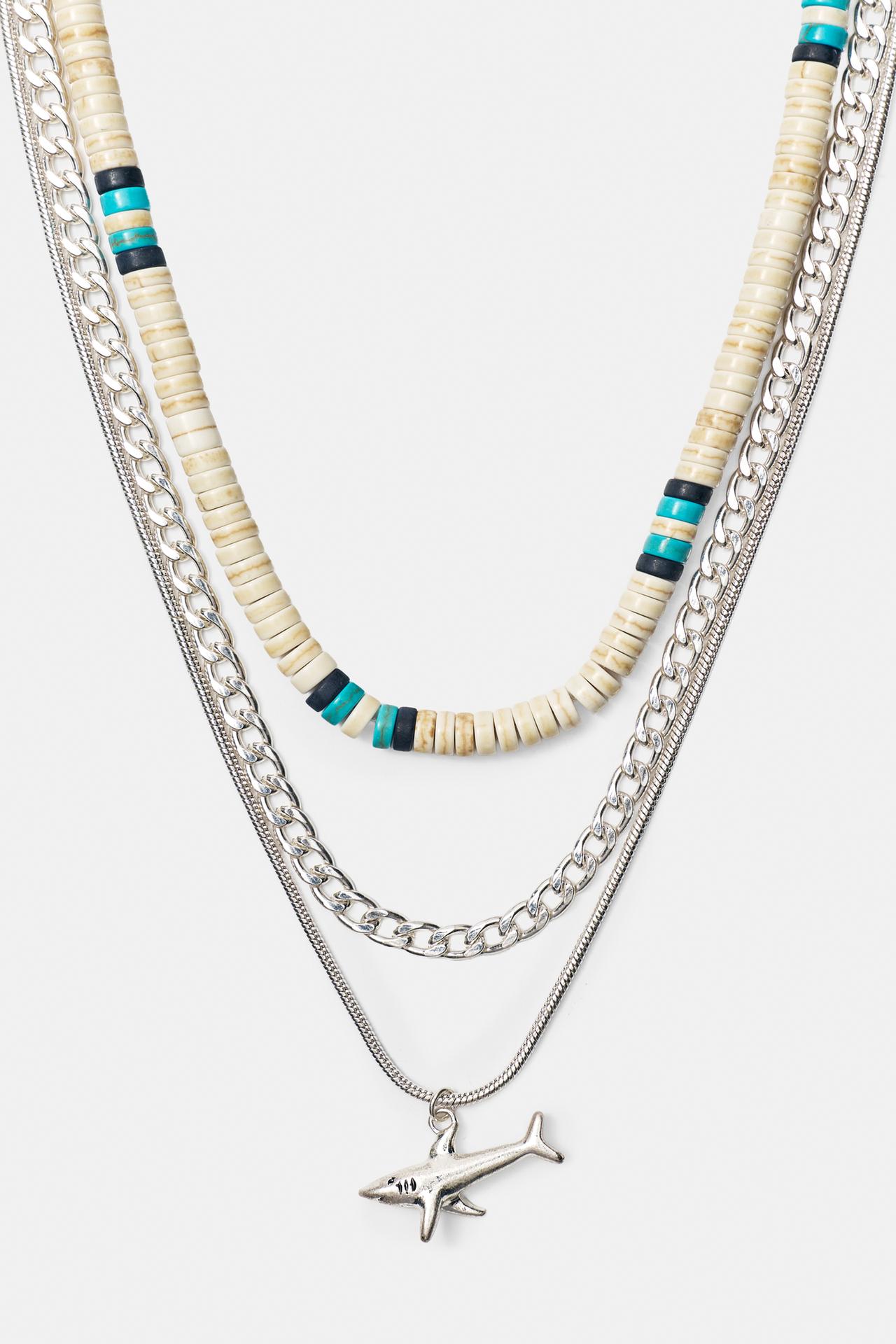 3-pack of shark necklaces — Others