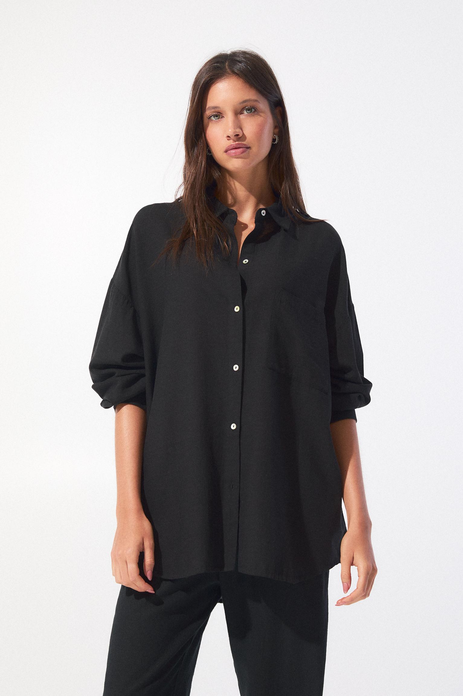 Rustikales Oversize-Hemd