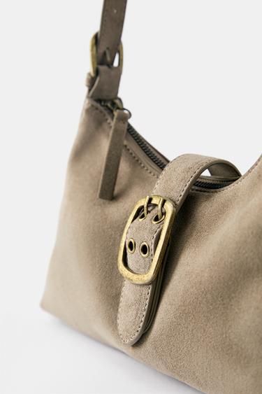 Buckle shoulder bag — Taupe 3
