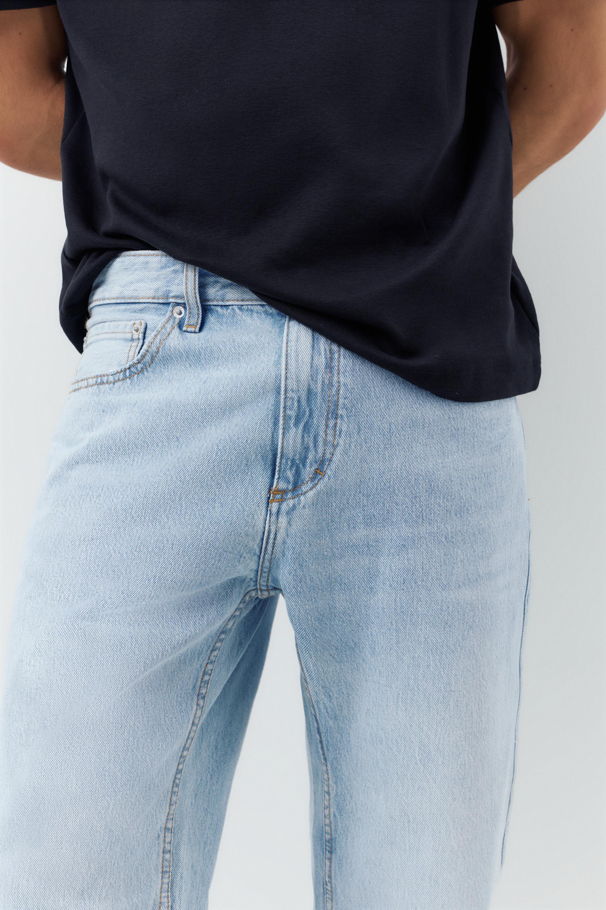 Straight-leg jeans — Pale indigo