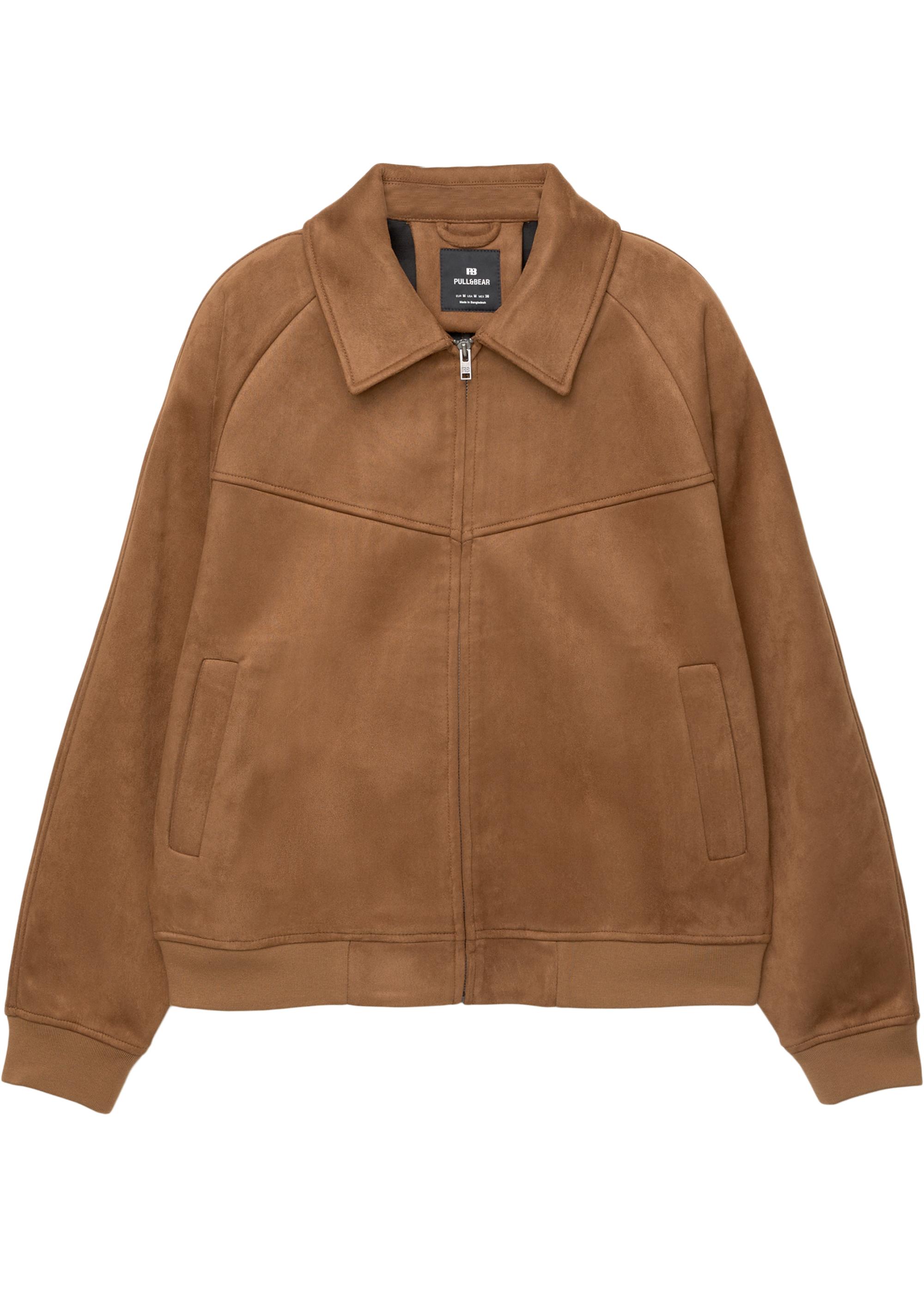 Suni süet ceket - Görsel 11