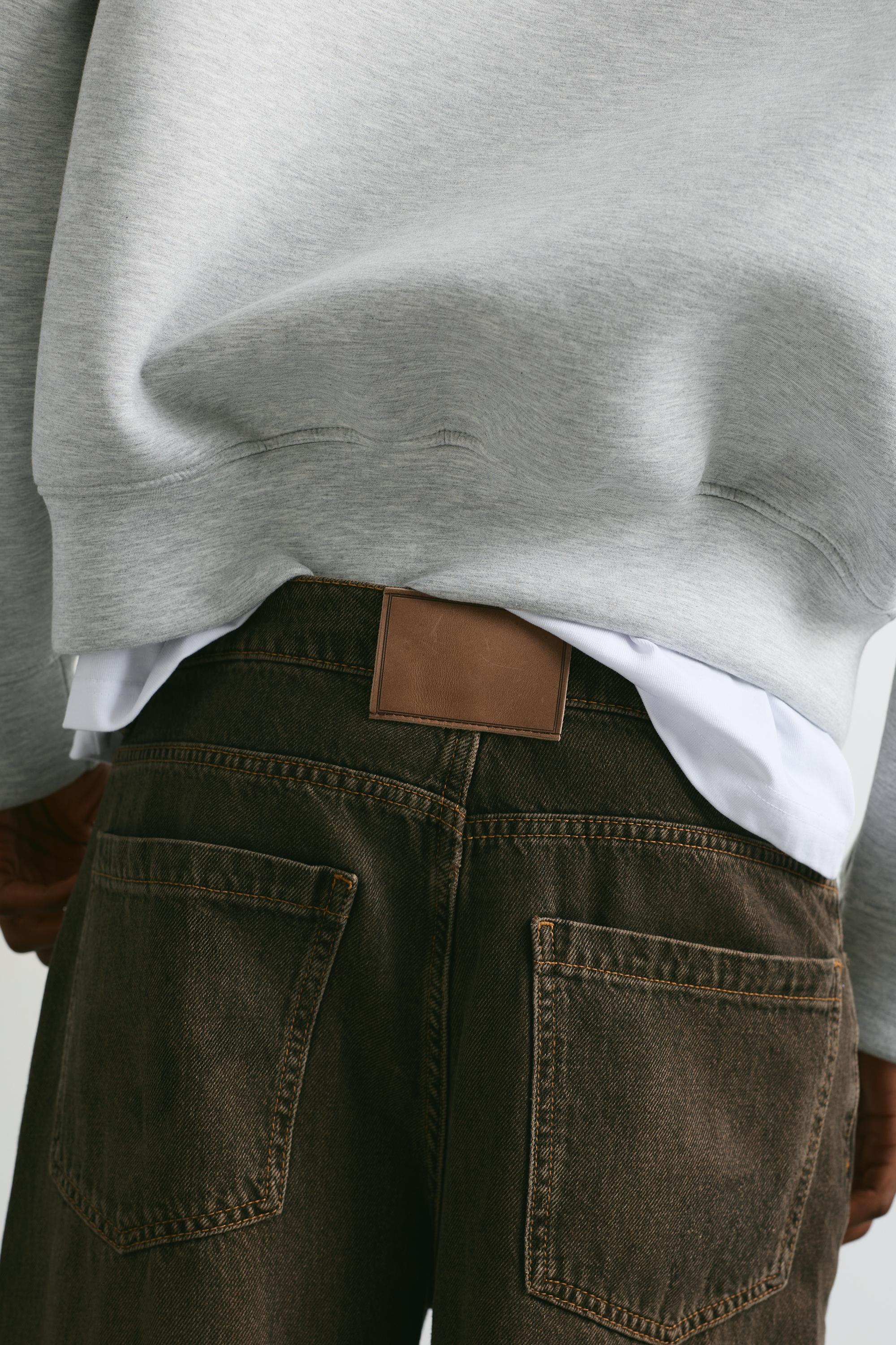 Wide-leg jeans — Brown