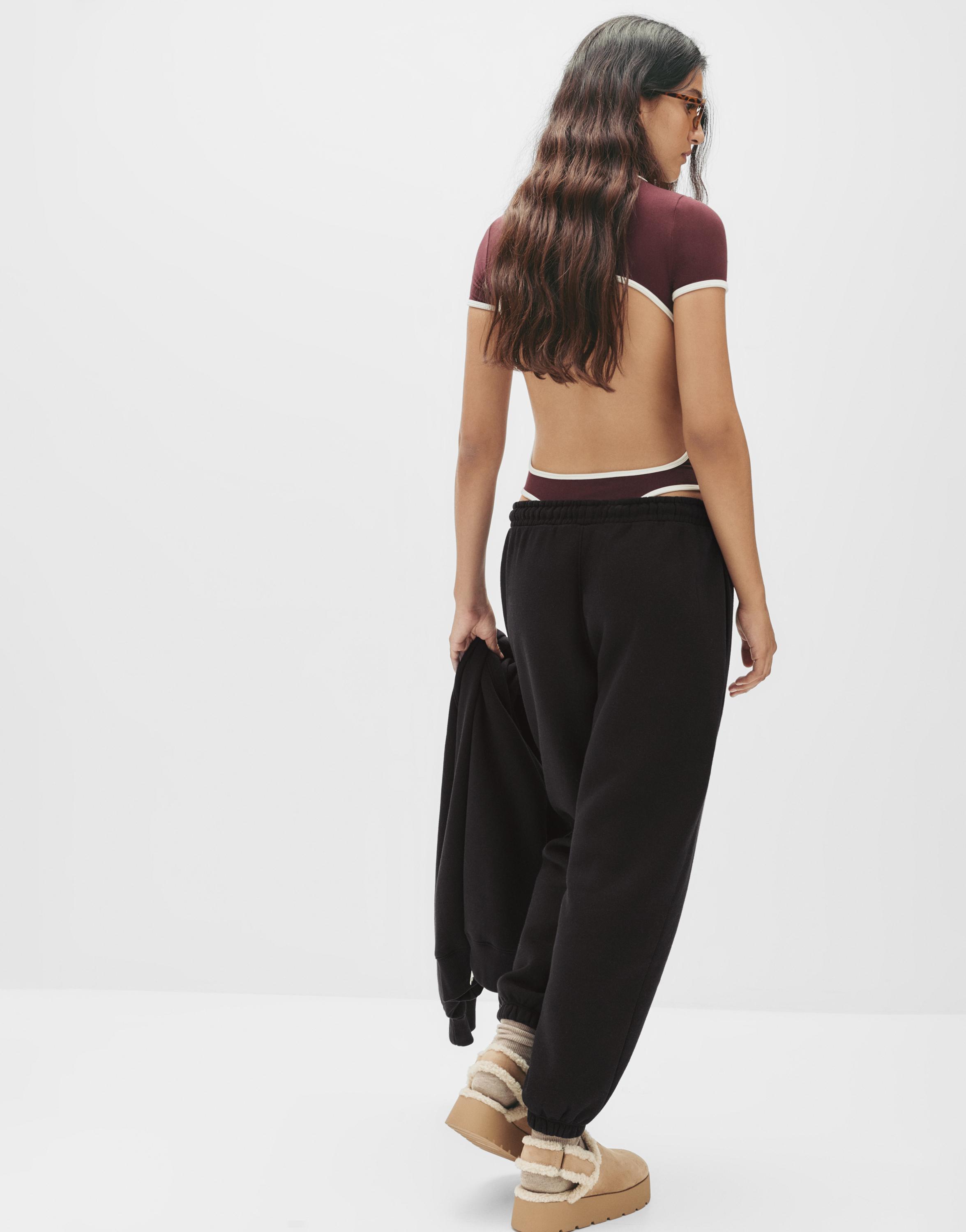 Paçalı eşofman altı - Görsel 8