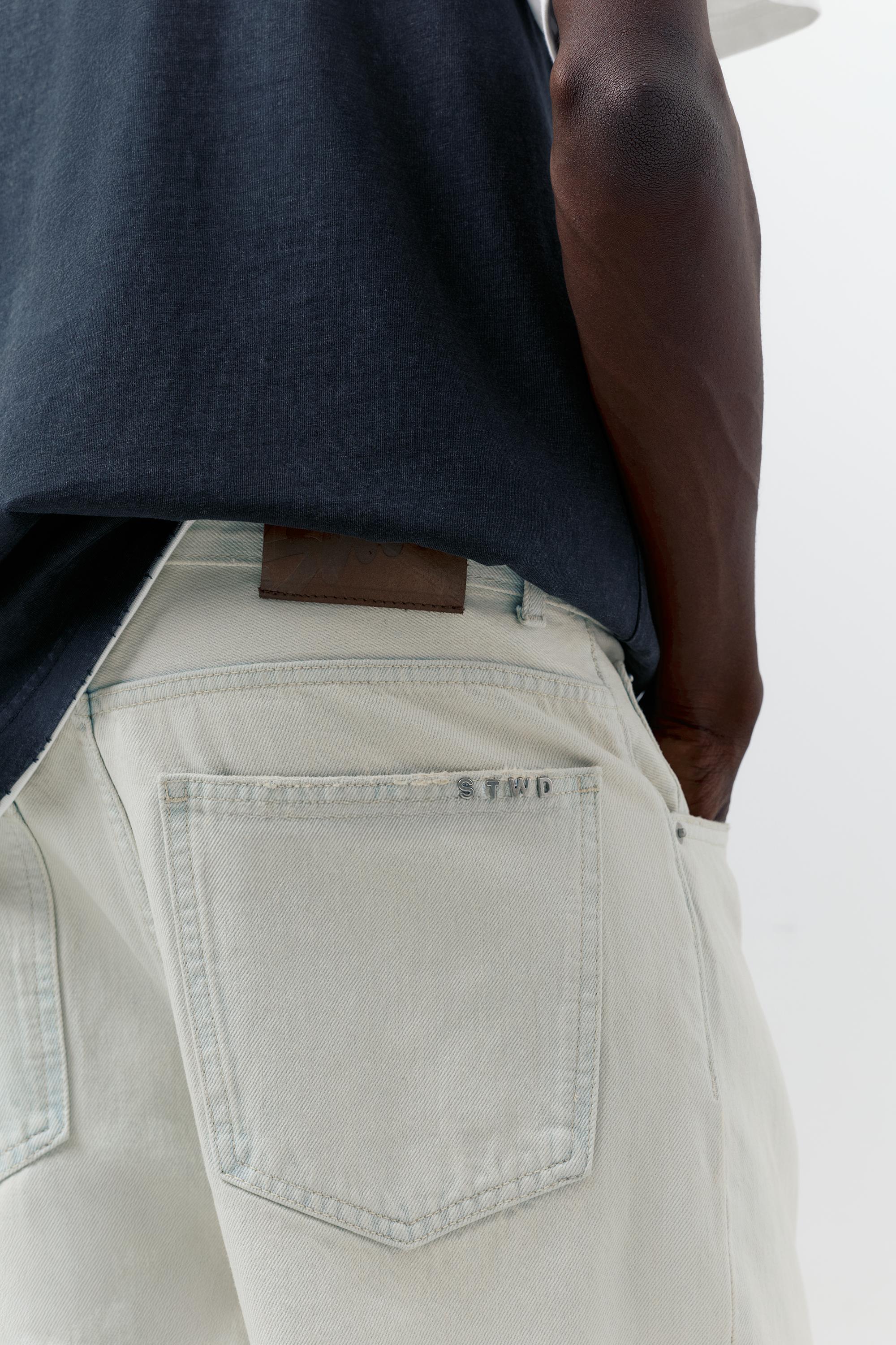 Relaxed fit baggy jeans — Sky blue
