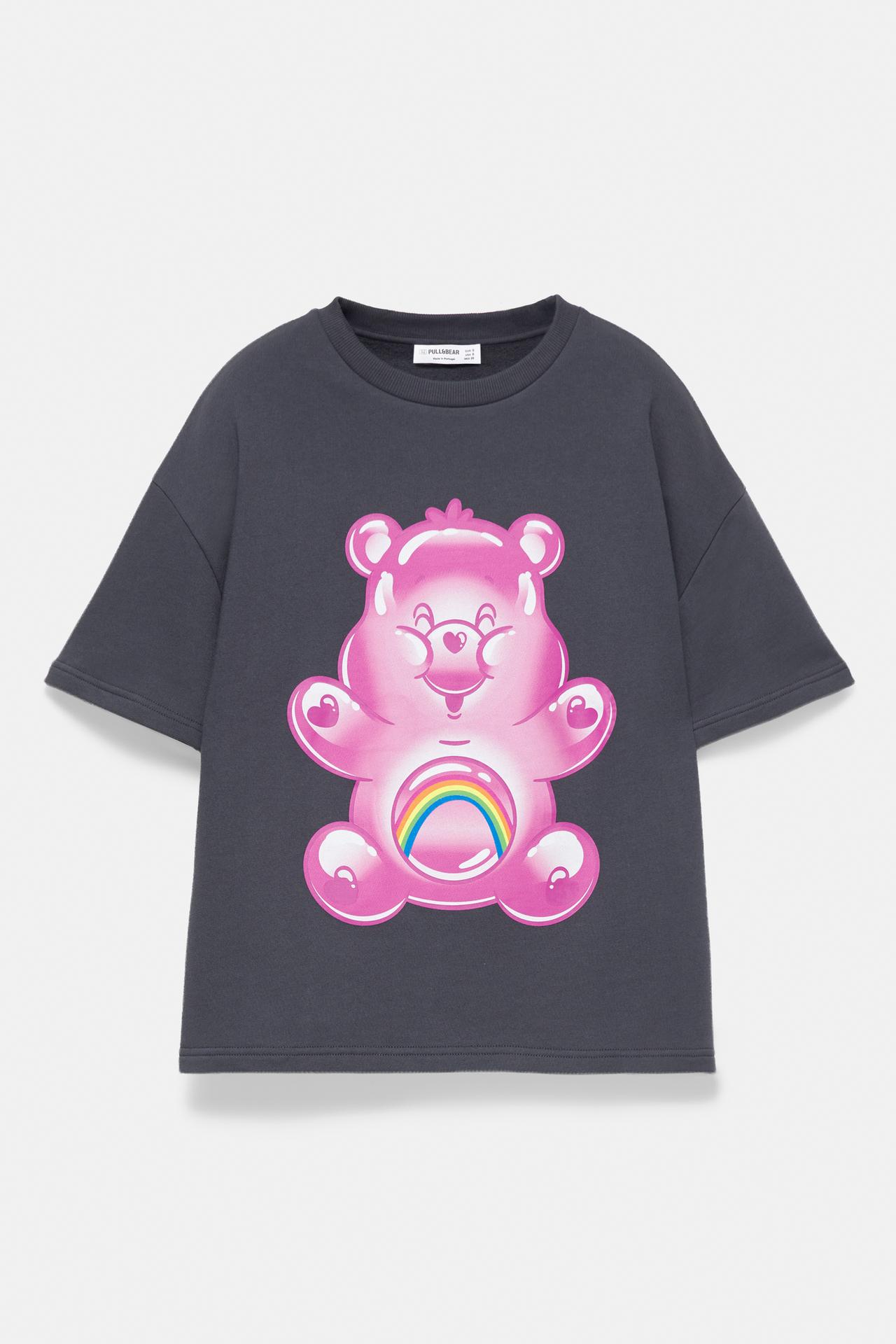 Care Bears regular fit T-shirt — Faded black