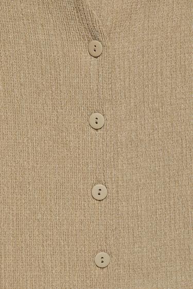 Crepe vest — Khaki 7