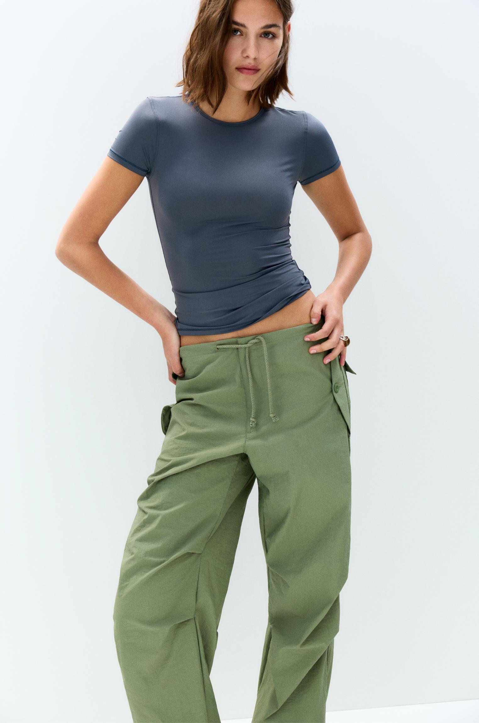 Kısa kollu poliamid tişört - Görsel 42