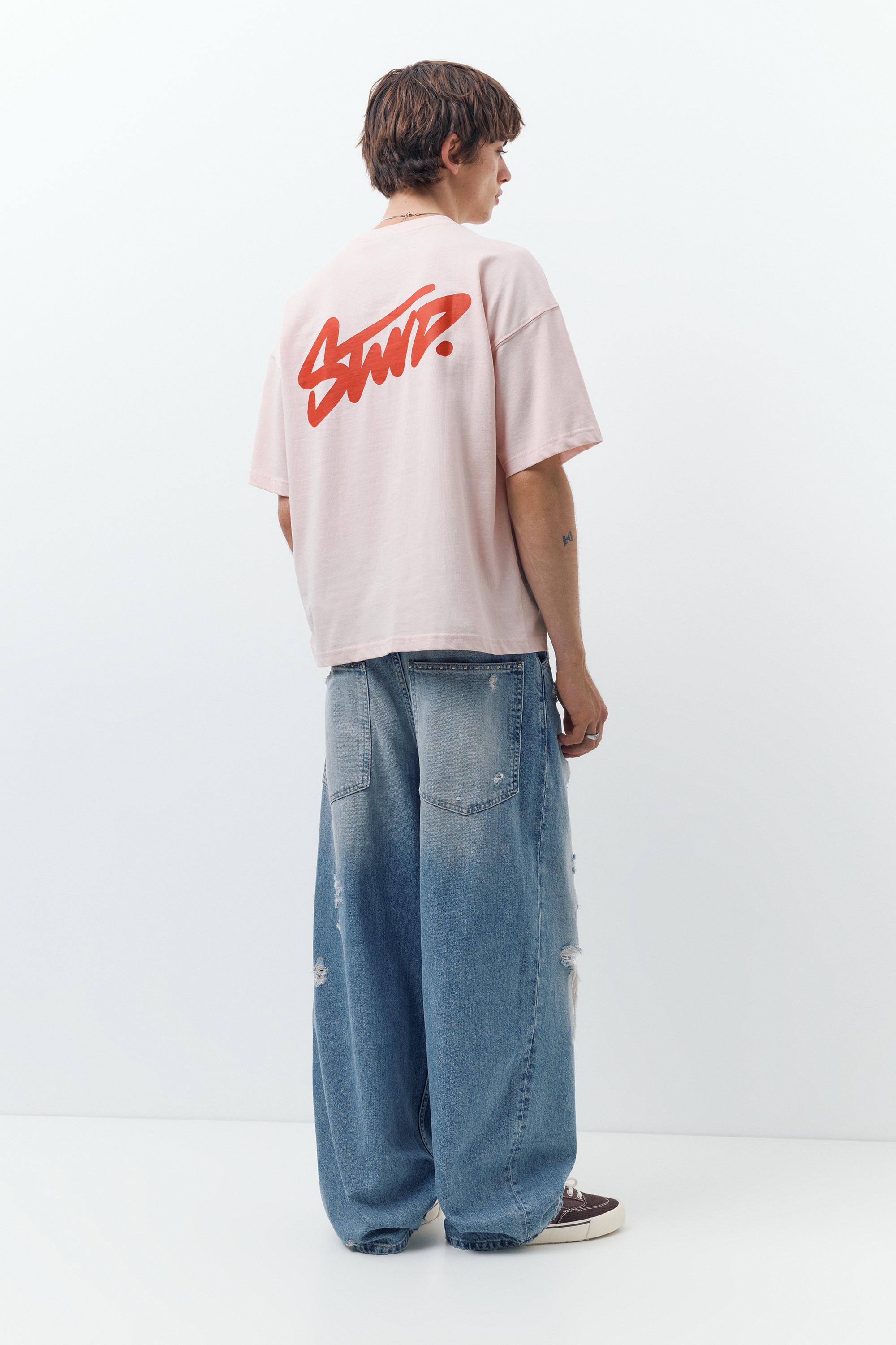 STWD logolu salaş t-shirt - Görsel 106