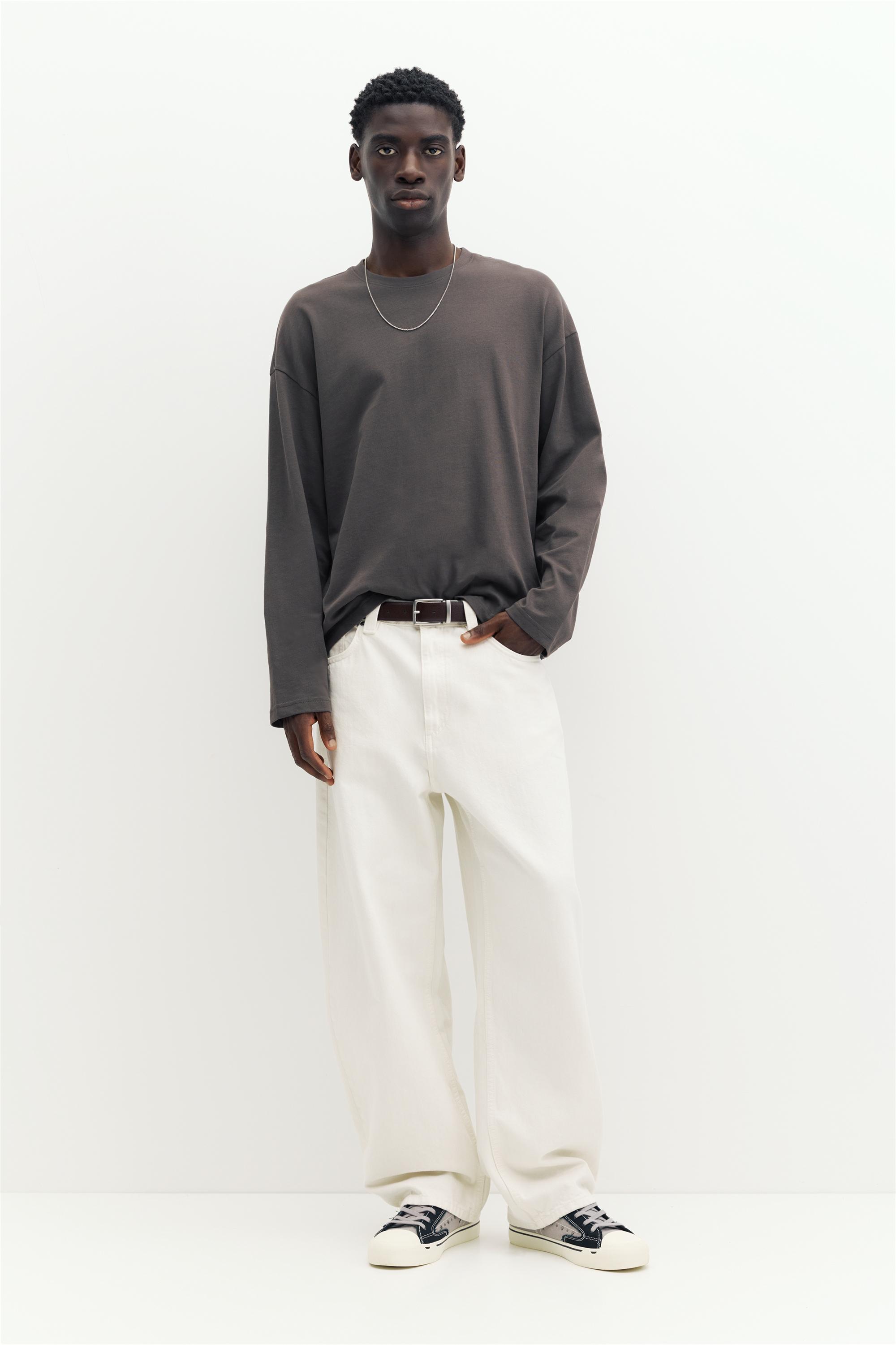 Heavy weight relaxed fit T-shirt — Anthracite grey