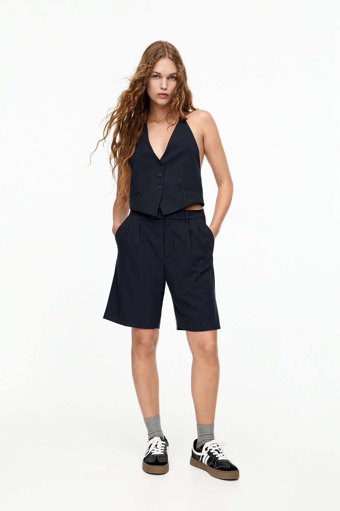 Bermuda Vaquera Pull And Bear Shorts Mujer Falda Vaquera Pull And