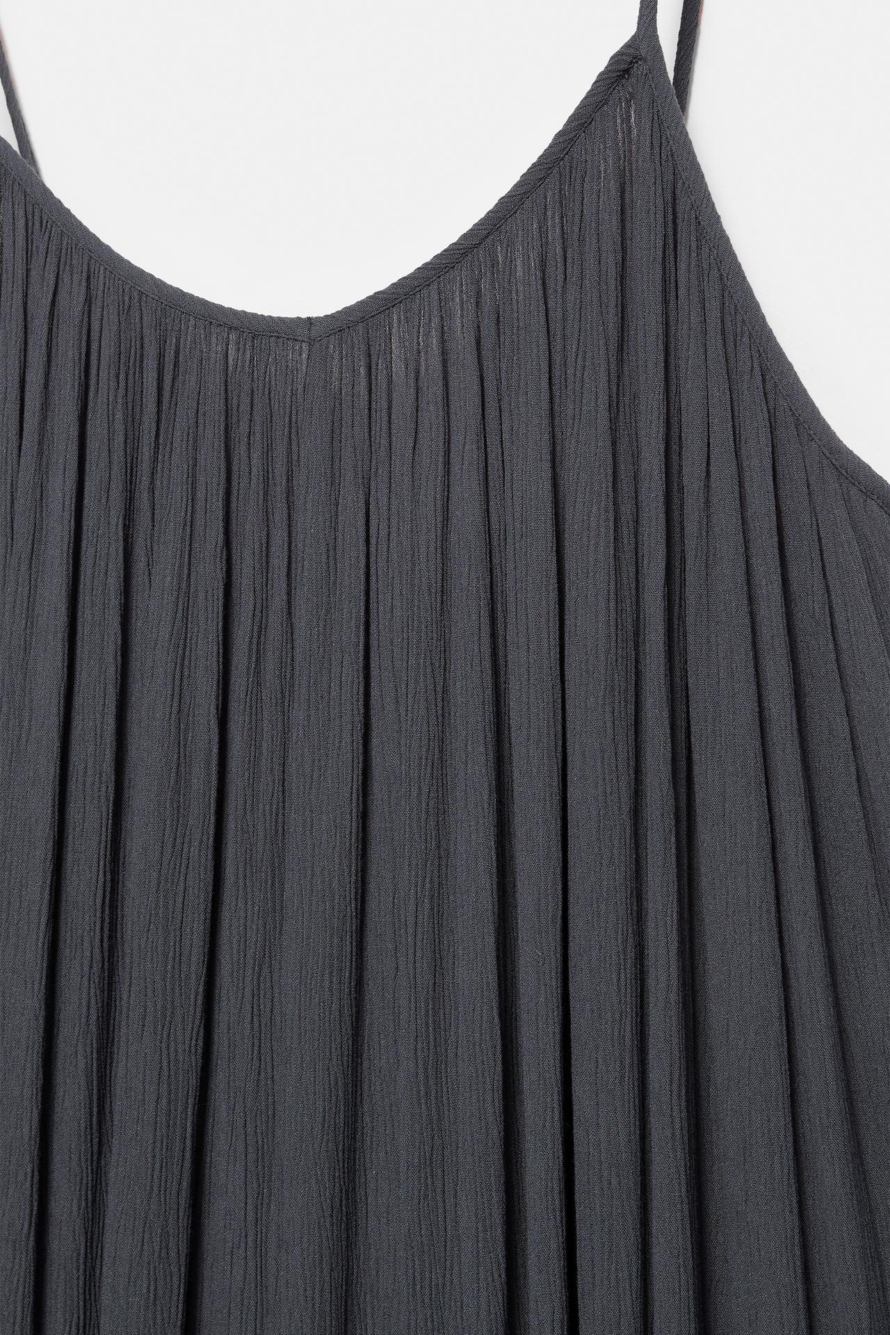 Flowing strappy sarouel jumpsuit — Bluish