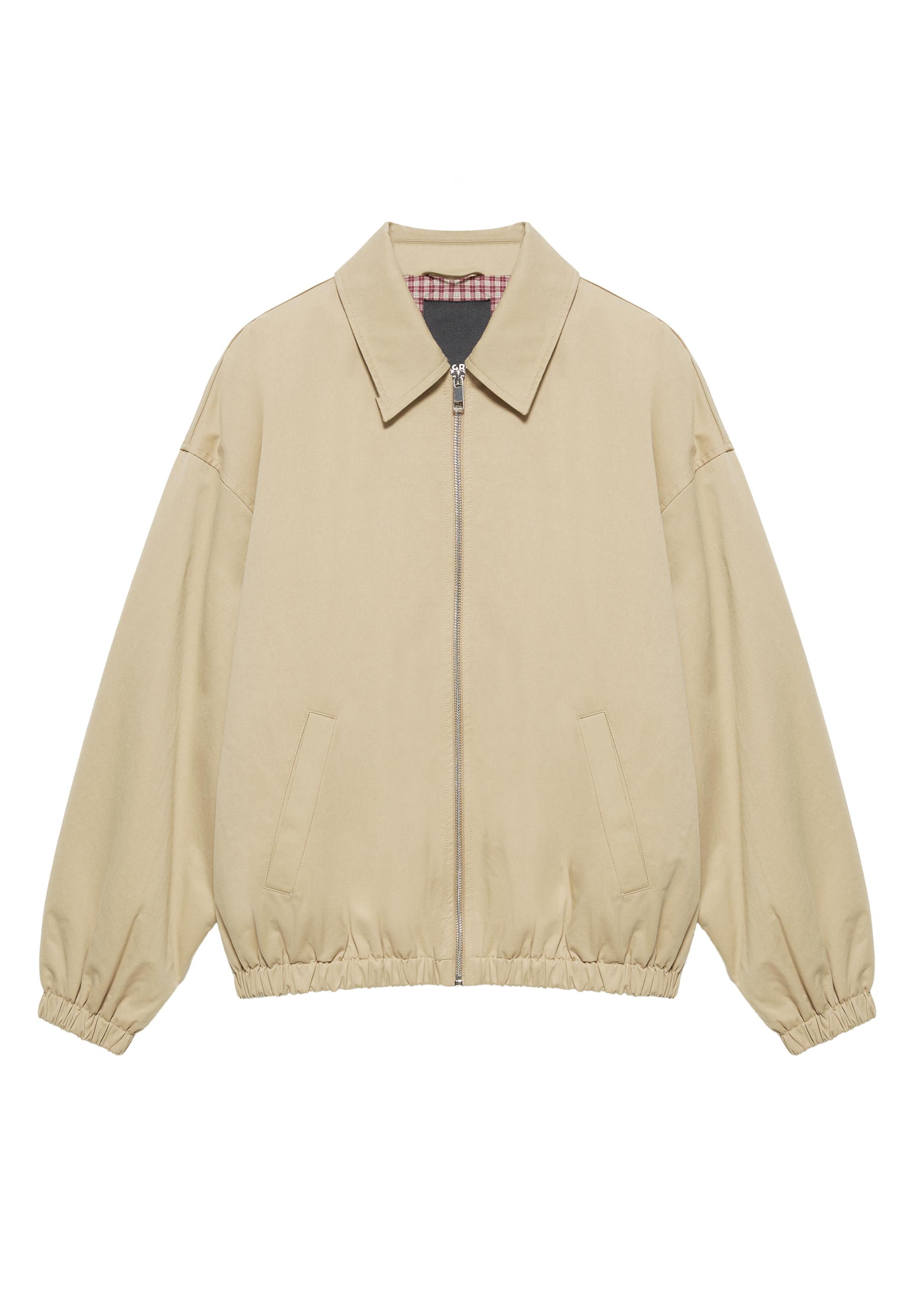 100% cotton jacket — Sand