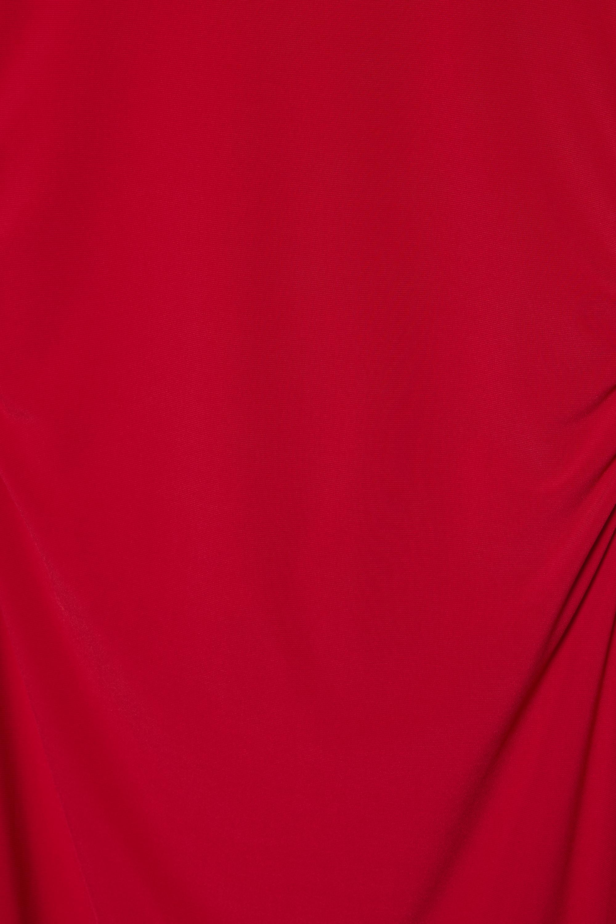 Sırtı açık midi elbise - Görsel 4