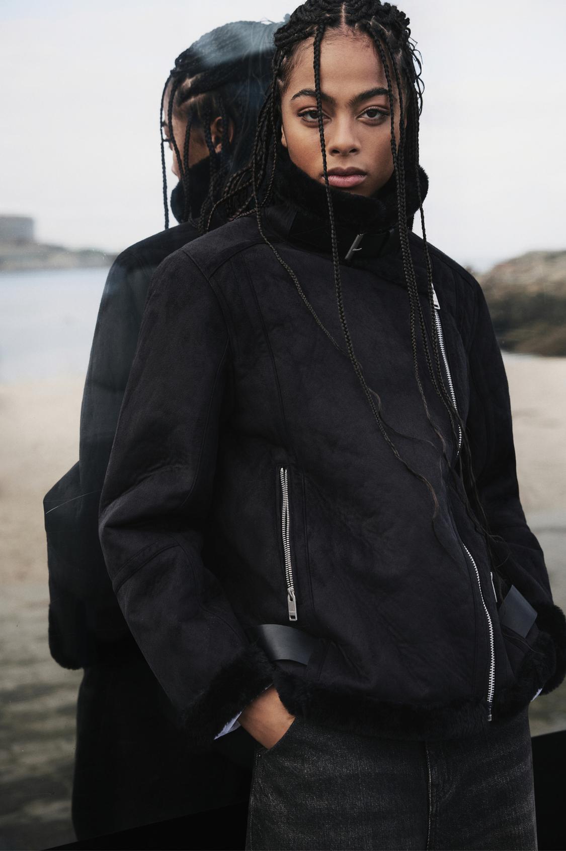 Pull& Bear Chaleco Negro Mujer Pull And Bear Chaleco Efecto