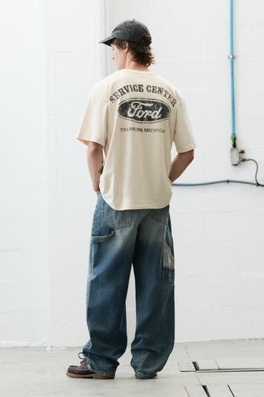 Ford short sleeve T-shirt — Ecru 3
