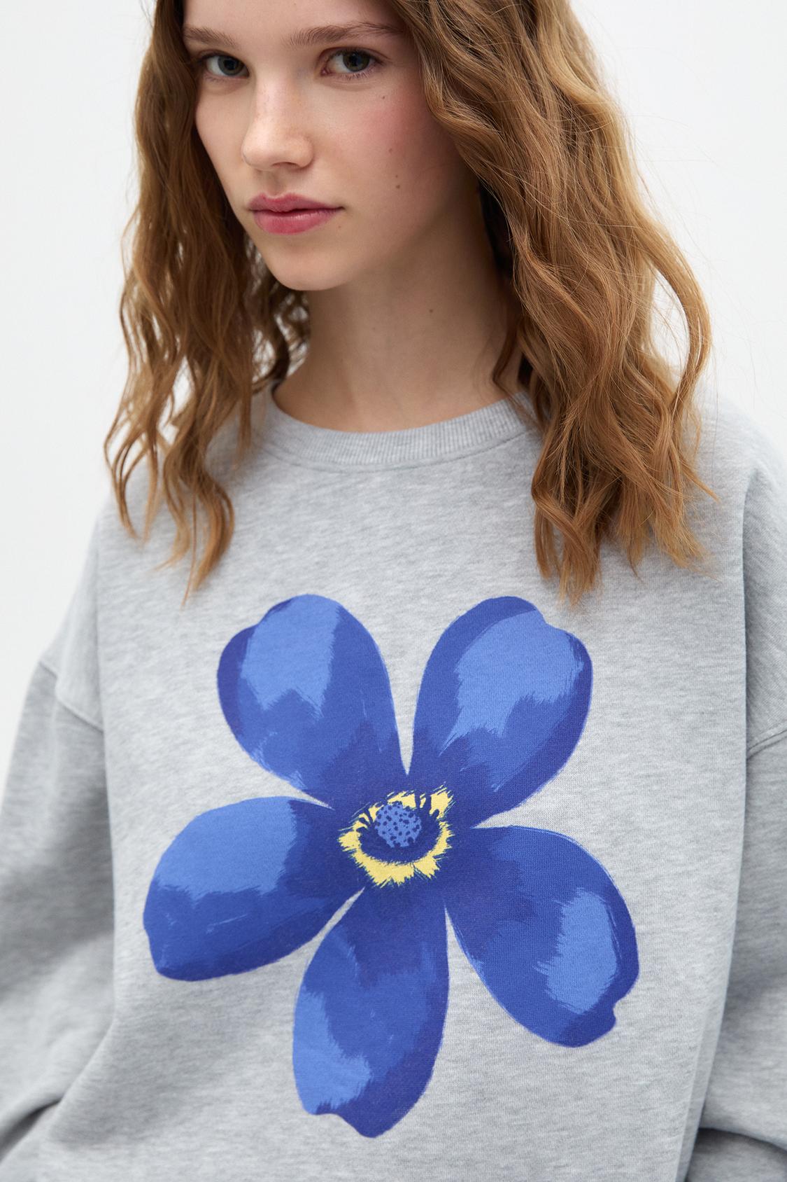 Flower Sweat Sandro A Fleur Clearance Pull Sandro Fleur Top Sale