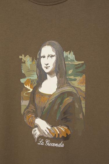 Mona Lisa T-shirt — Dark brown 3
