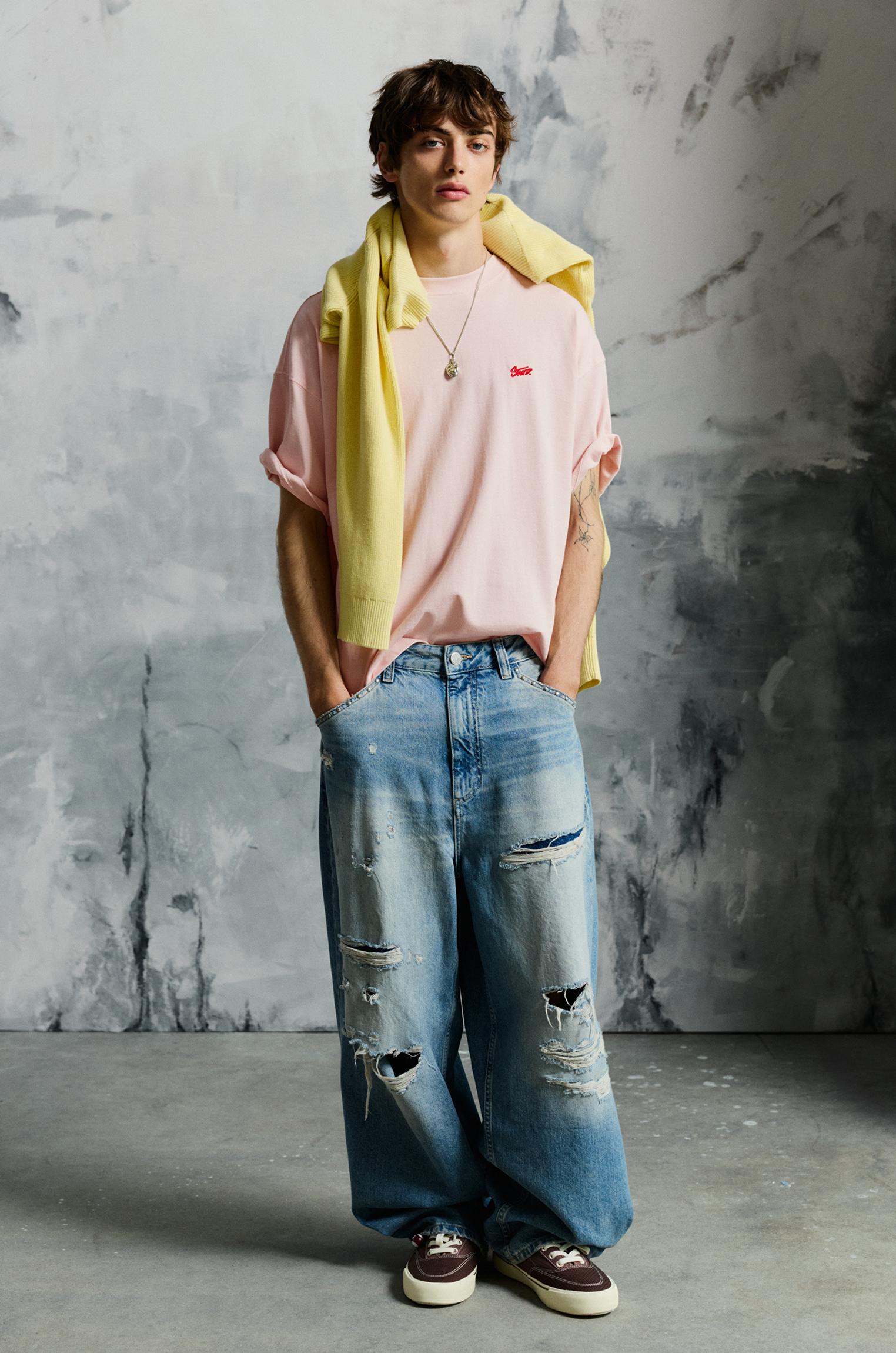 STWD logo boxy T-shirt — Pink