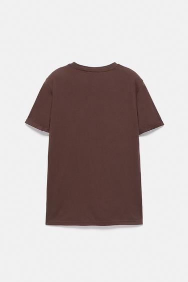 Muscle fit T-shirt — Brown 6