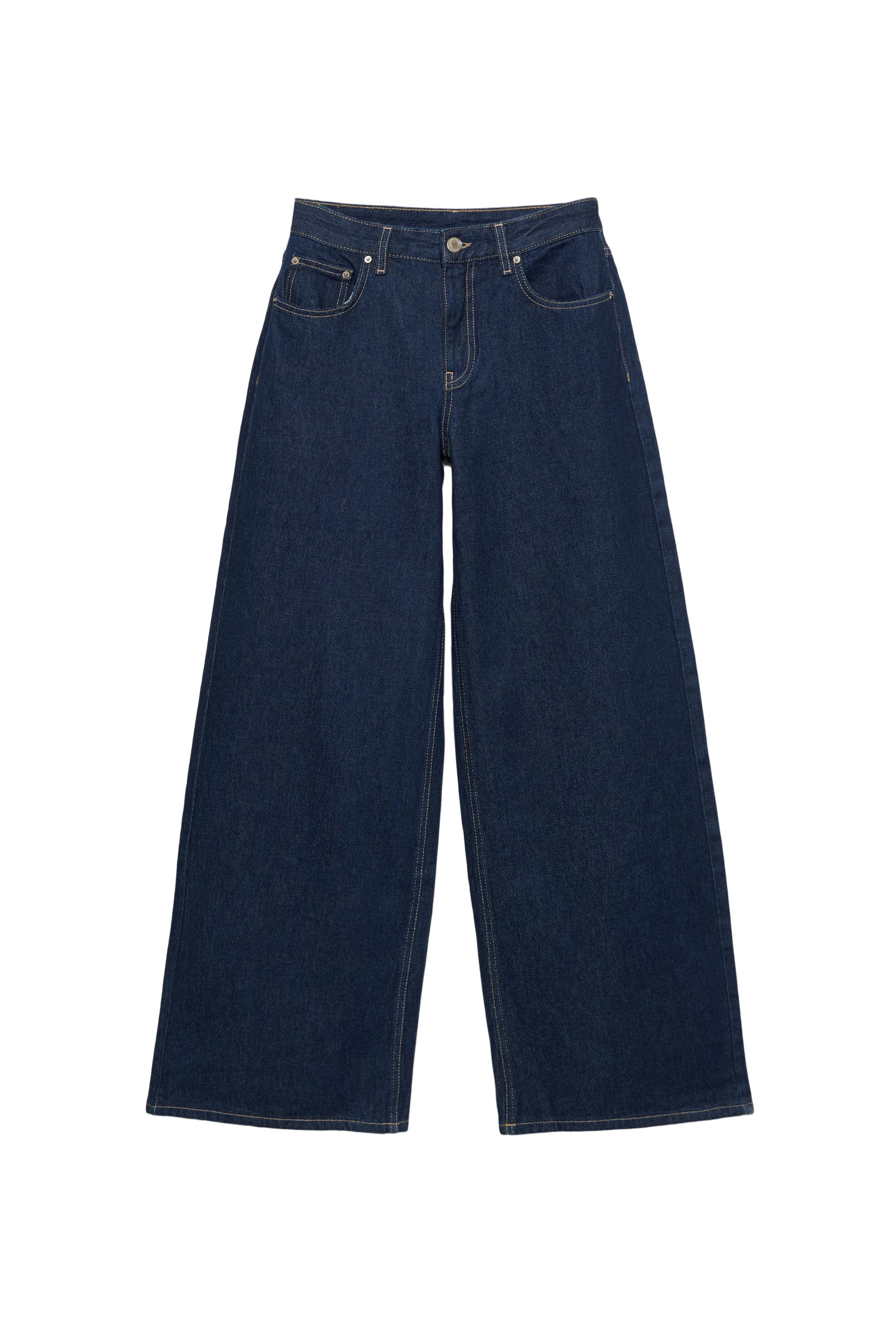 Düşük bel geniş paça jean - Görsel 41