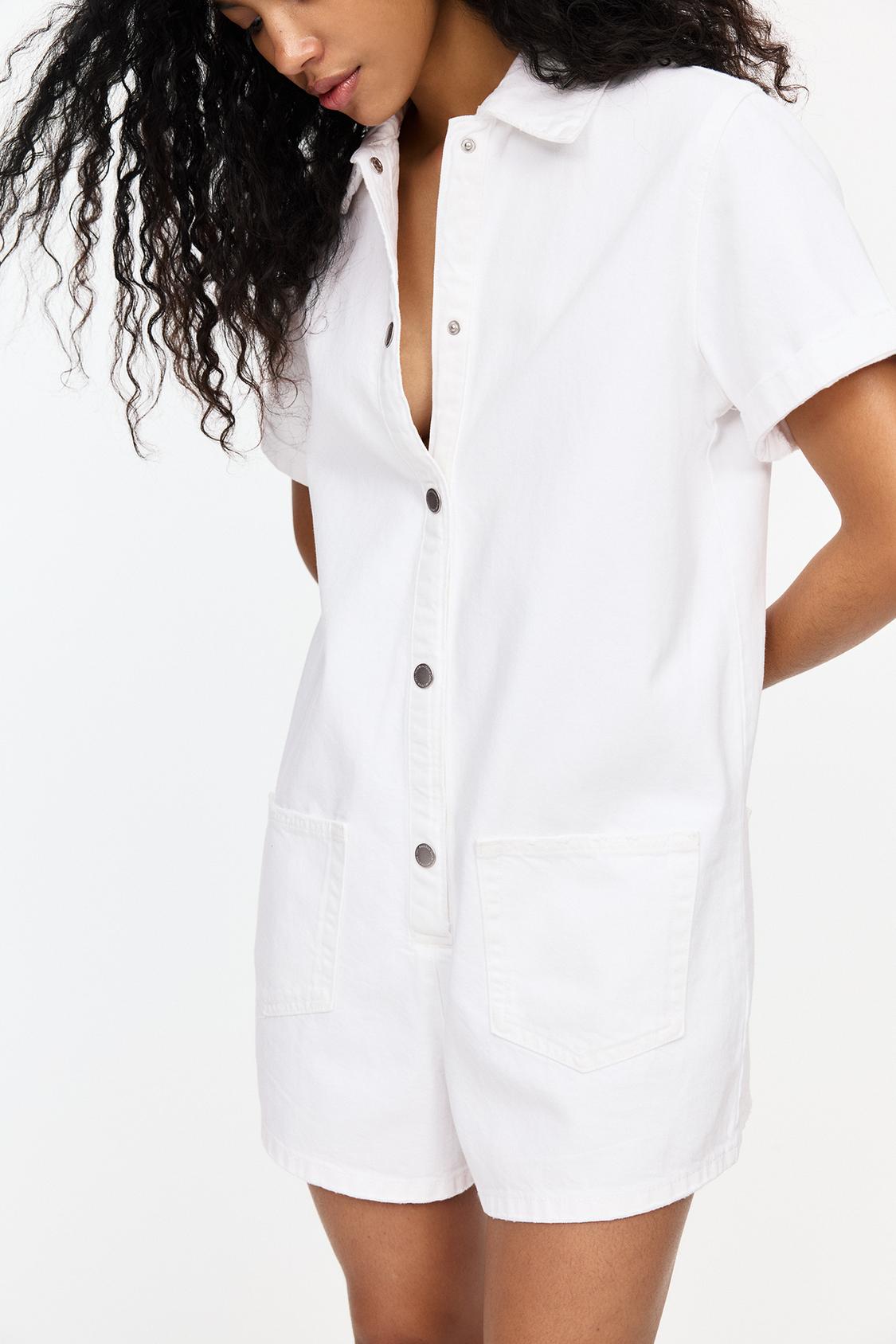 Mono Corto Monos De Verano Pull And Bear Mono Corto Blanco Pull