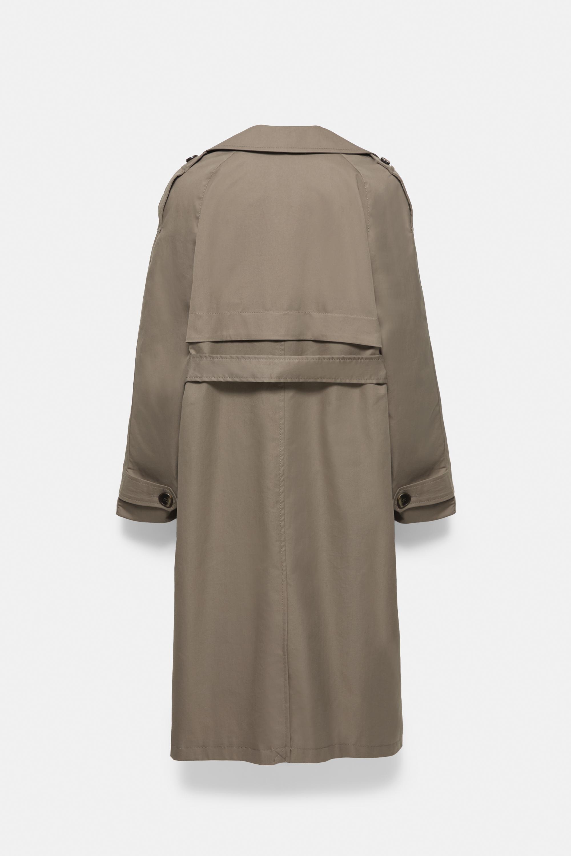 Trench coat — Mole brown