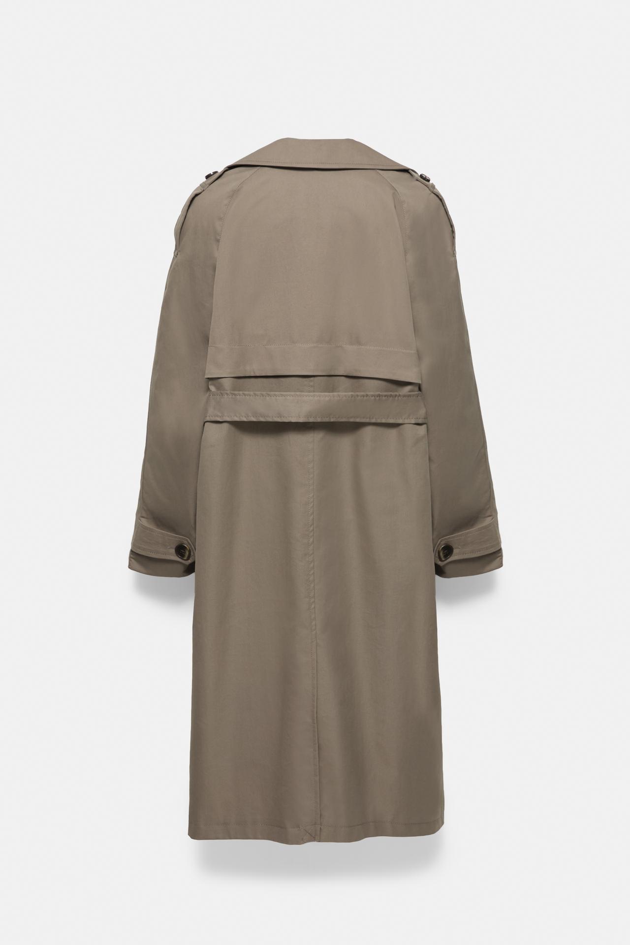 Trench coat — Mole brown