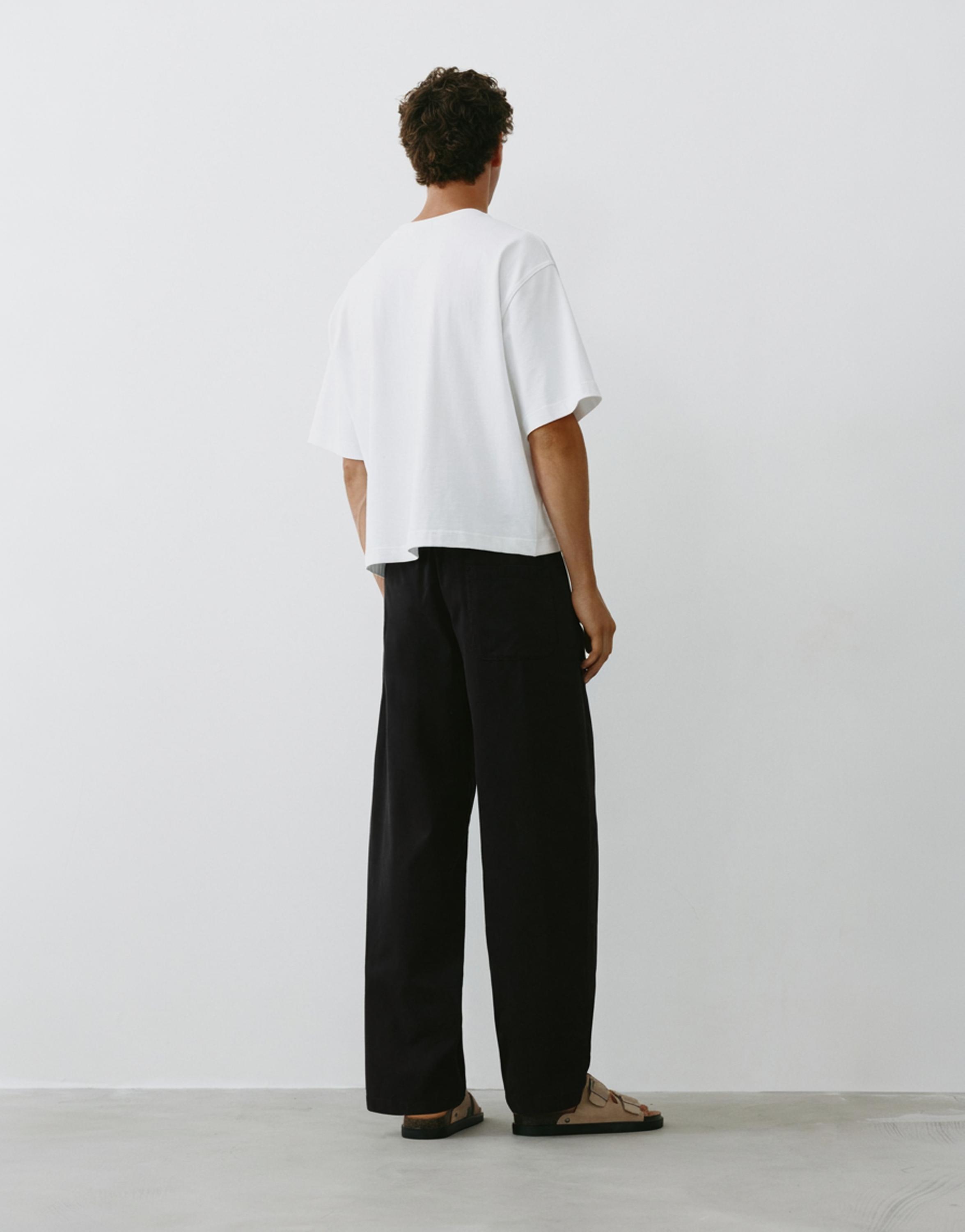 Baggy jogger pants — Black