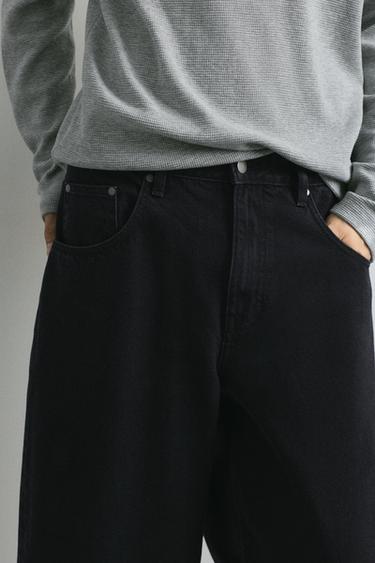 Barrel jeans — Faded black 3