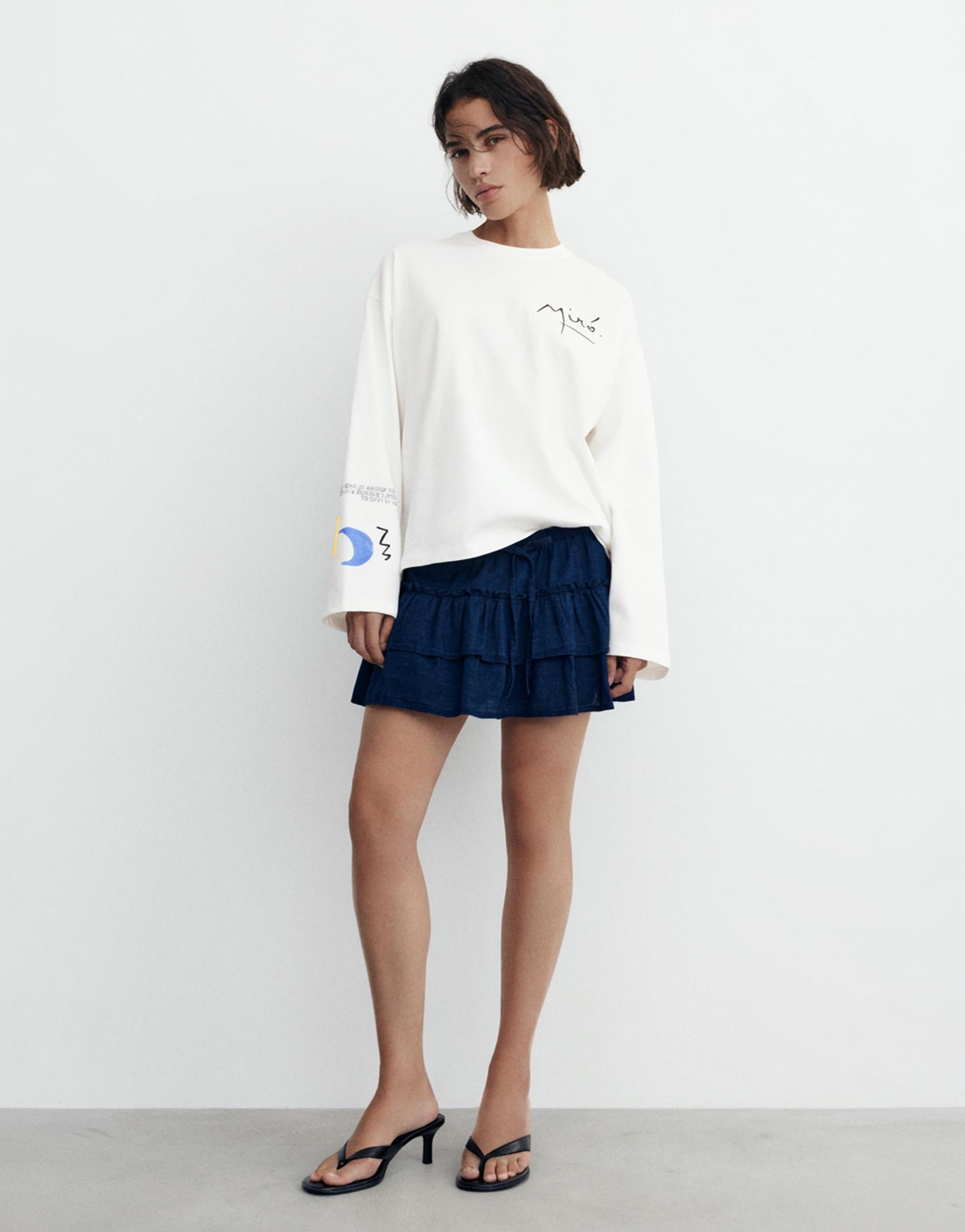 Joan Miró long sleeve T-shirt — White