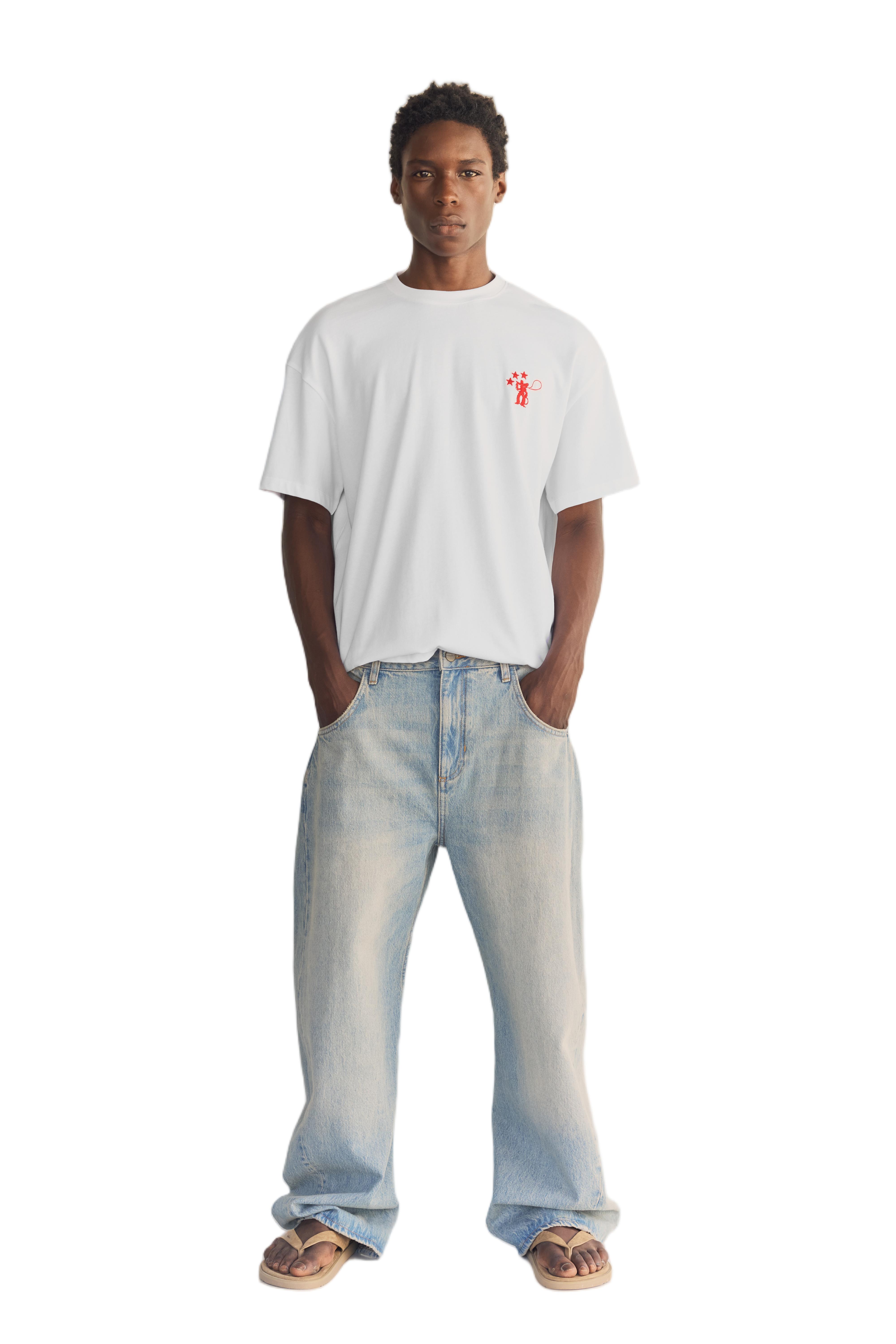 Cowboy graphic T-shirt — Off white
