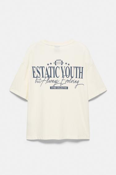 STWD boxy-fit graphic T-shirt — Lime 5