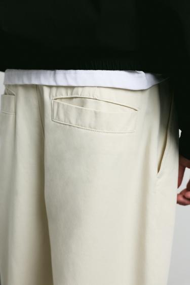 Baggy darted chinos — Off white 5