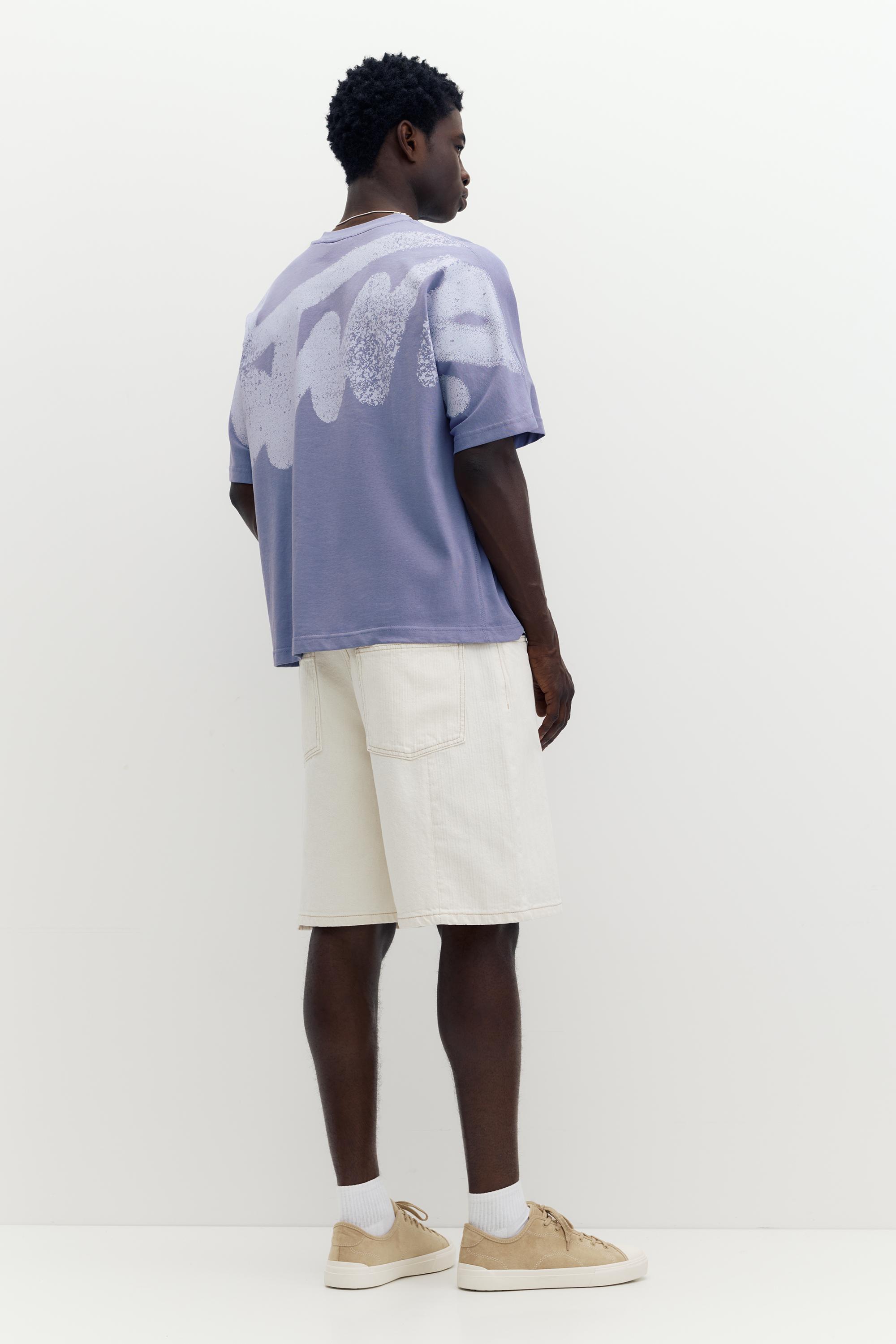 STWD graffiti logo T-shirt — Yale blue