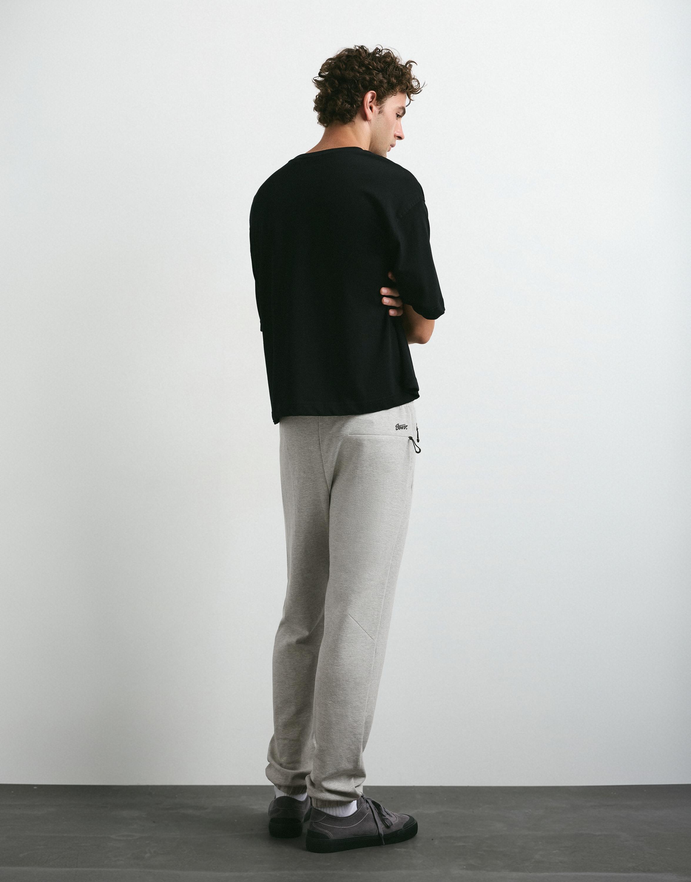STWD technical joggers — Grey marl