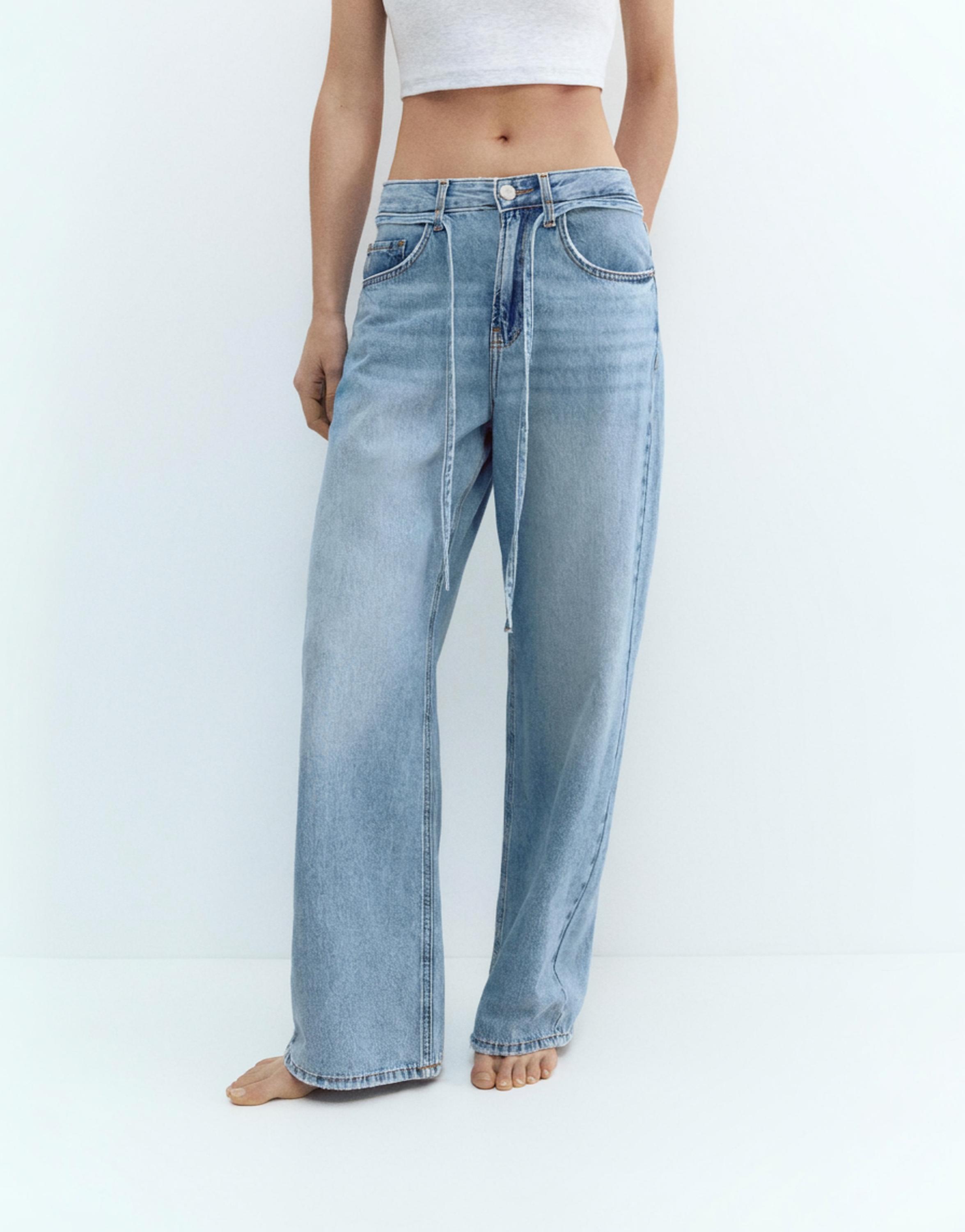 Bağcıklı baggy jean - Görsel 105