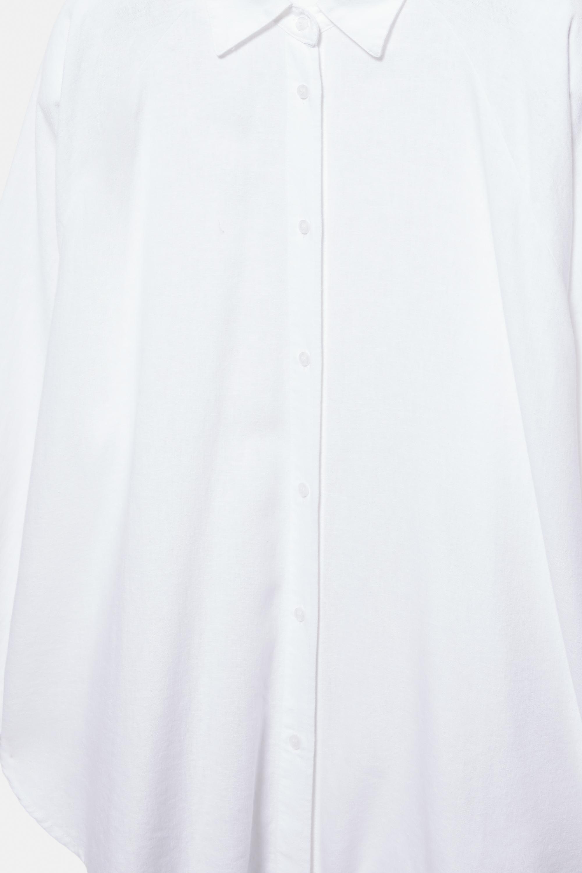 Ketenli rustik gömlek - Görsel 19