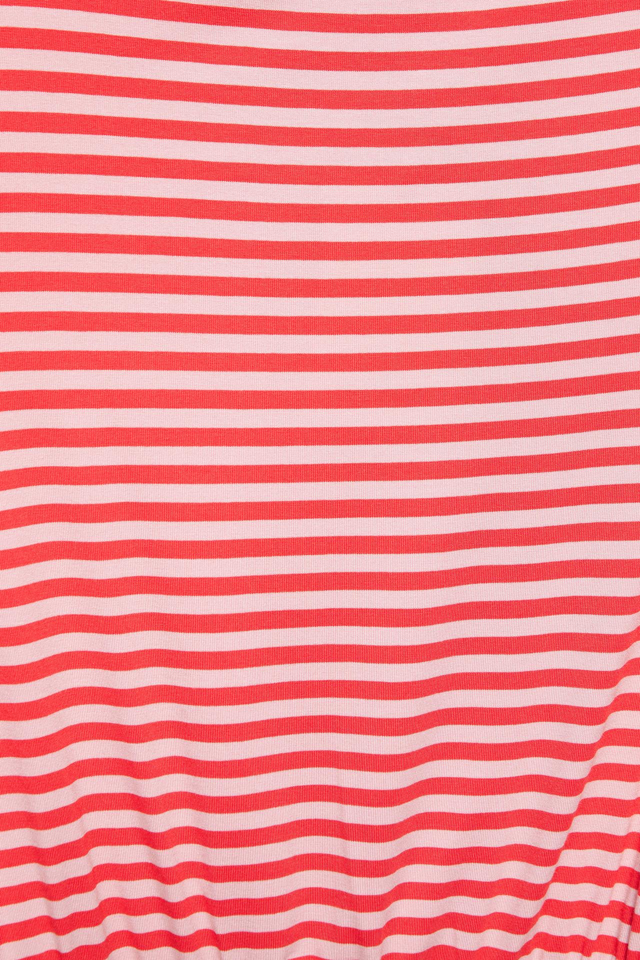 Short asymmetric dress — Striped